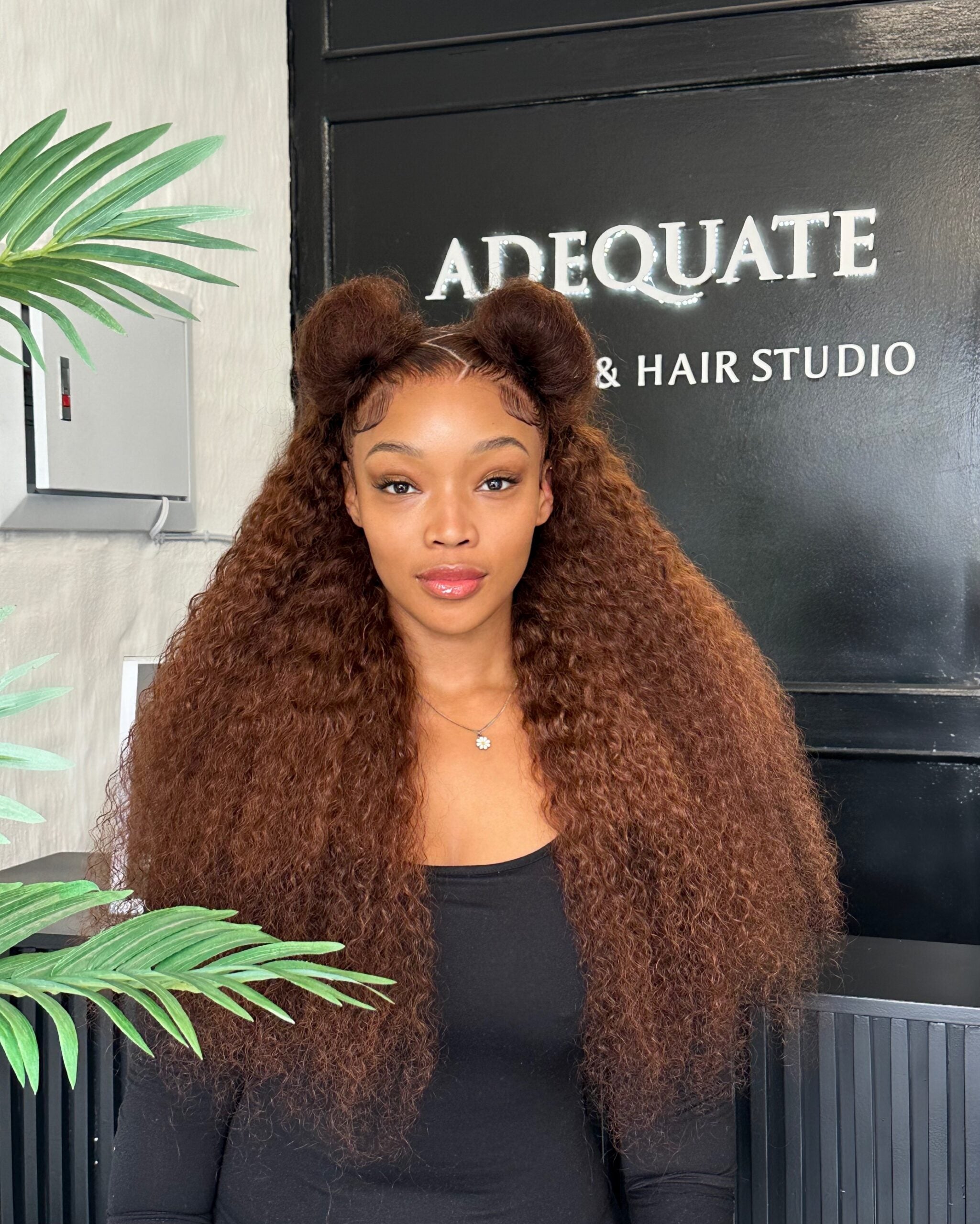 30” Cinnamon Brown Jerry Curl Unit