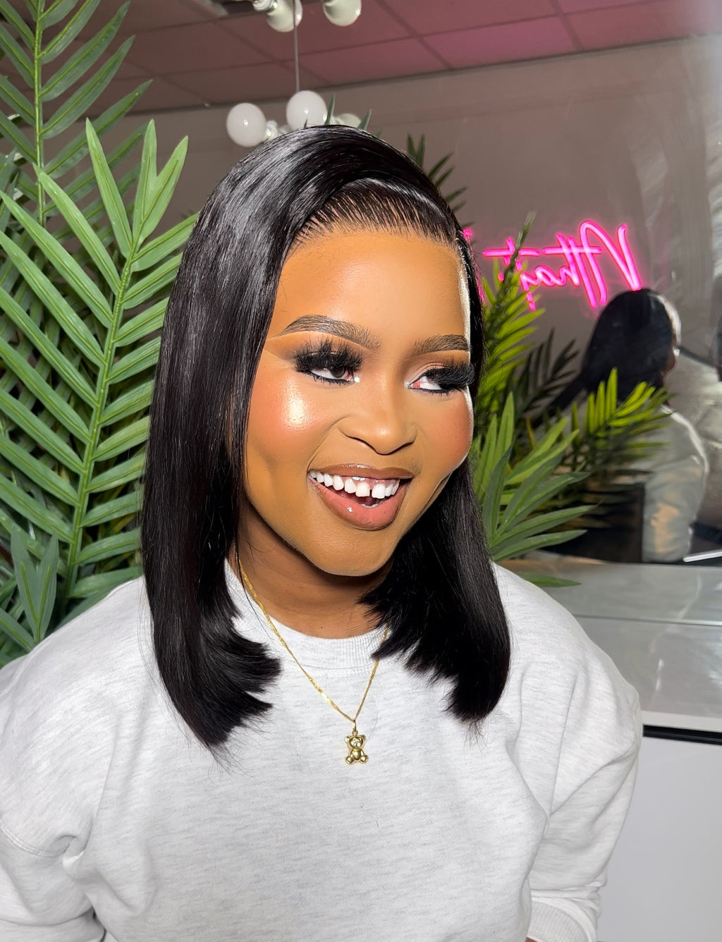 14” Double Drawn Frontal Bob