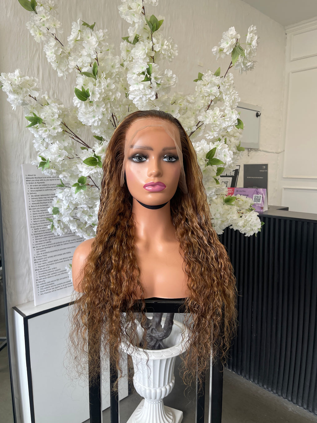 26” Curly Highlited - SAMPLE WIG