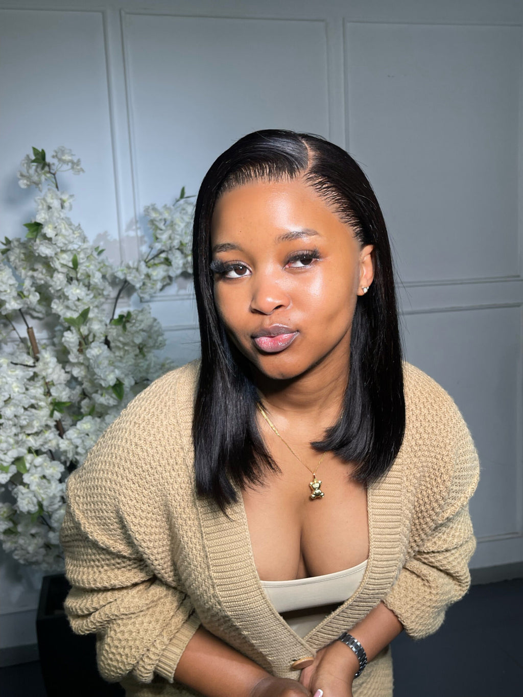 14” Double Drawn Frontal Bob