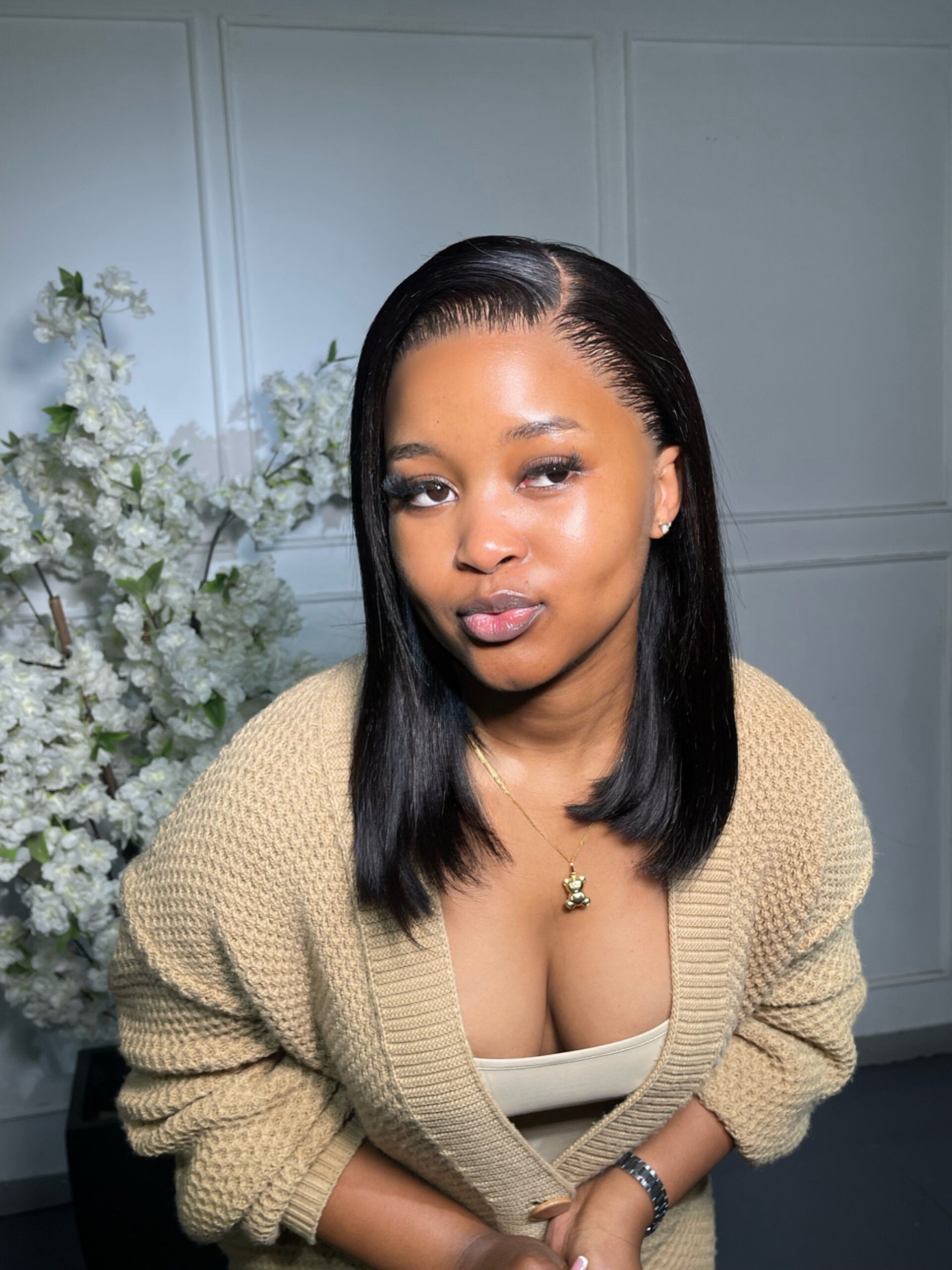 14” Double Drawn Frontal Bob