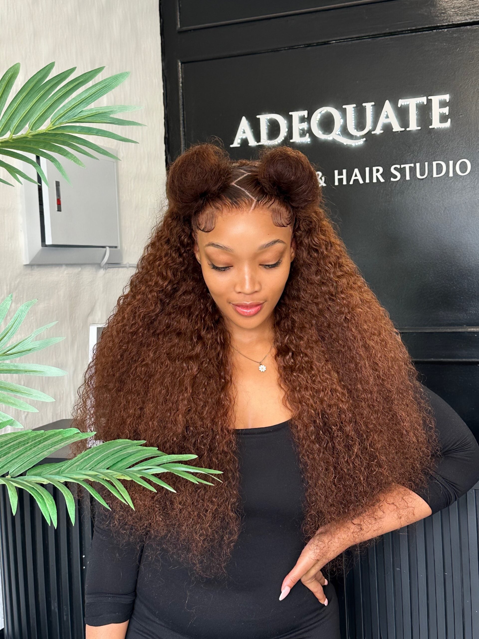 30” Cinnamon Brown Jerry Curl Unit
