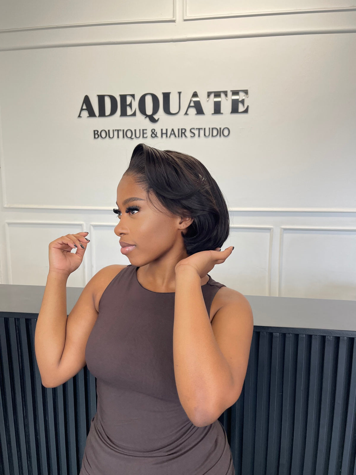 10” Lagos hairline Frontal bob