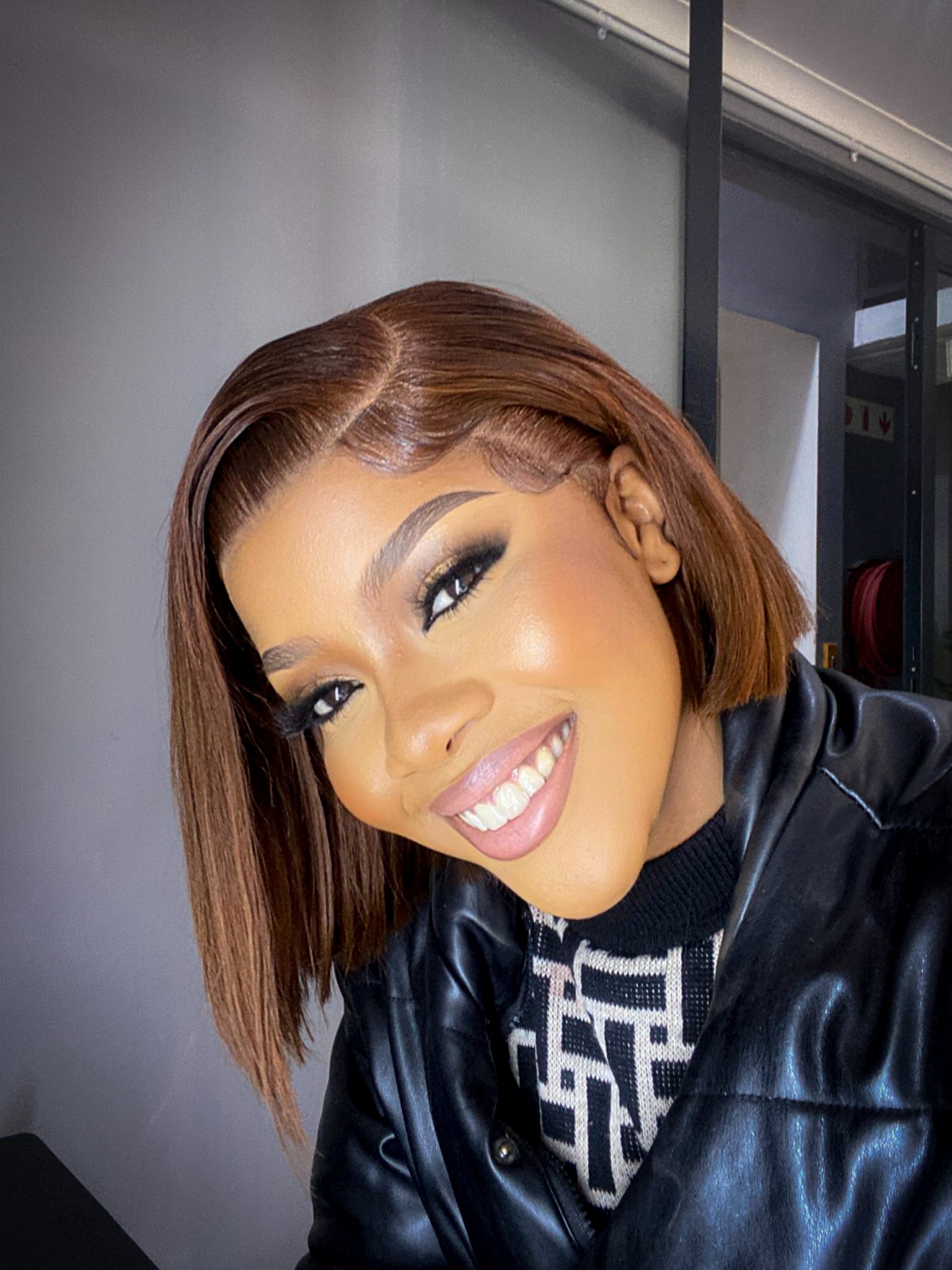 10” Cinnamon Frontal bob