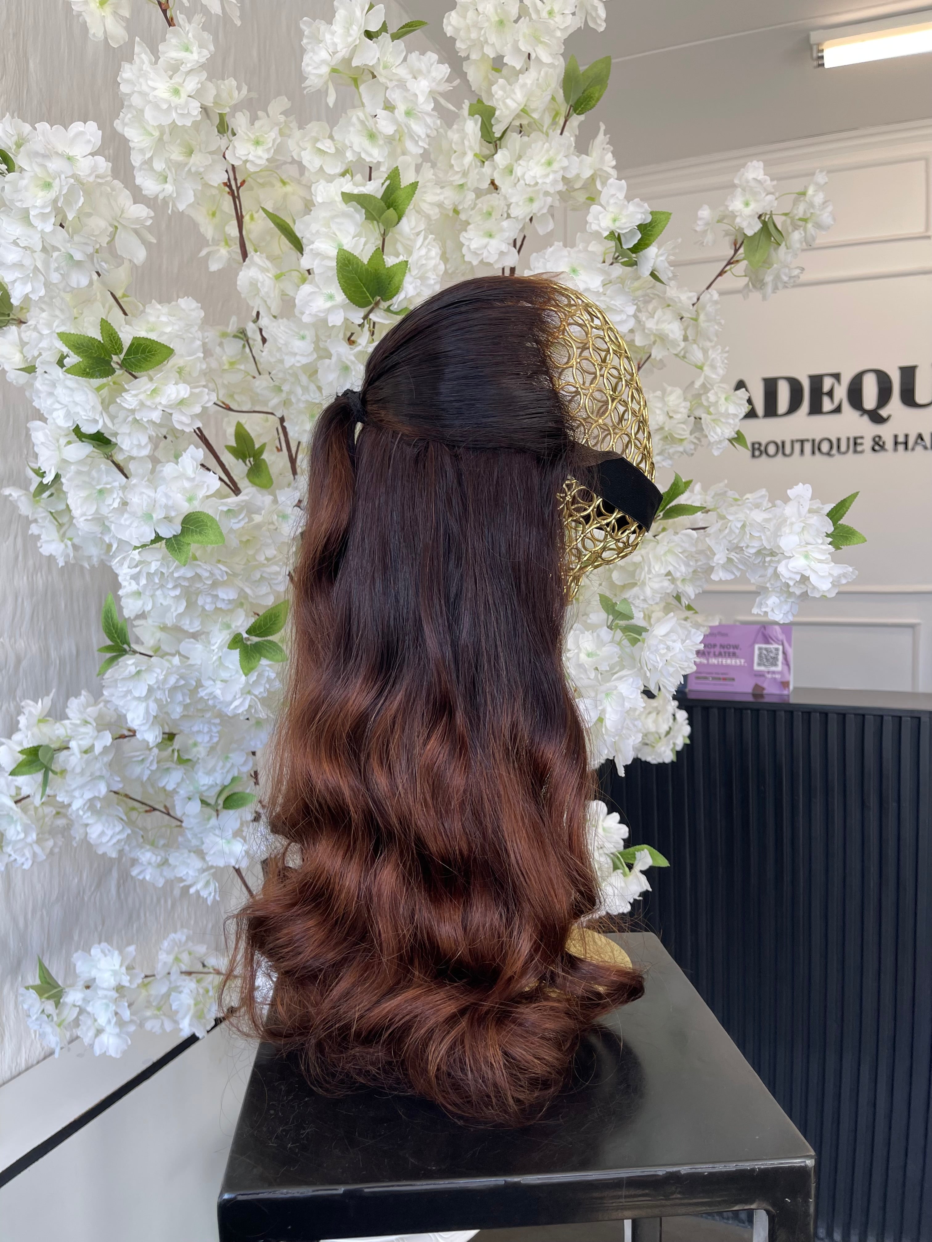 22” Soft Bouncy HD Ombre Unit - (with natural Lagos hairline)