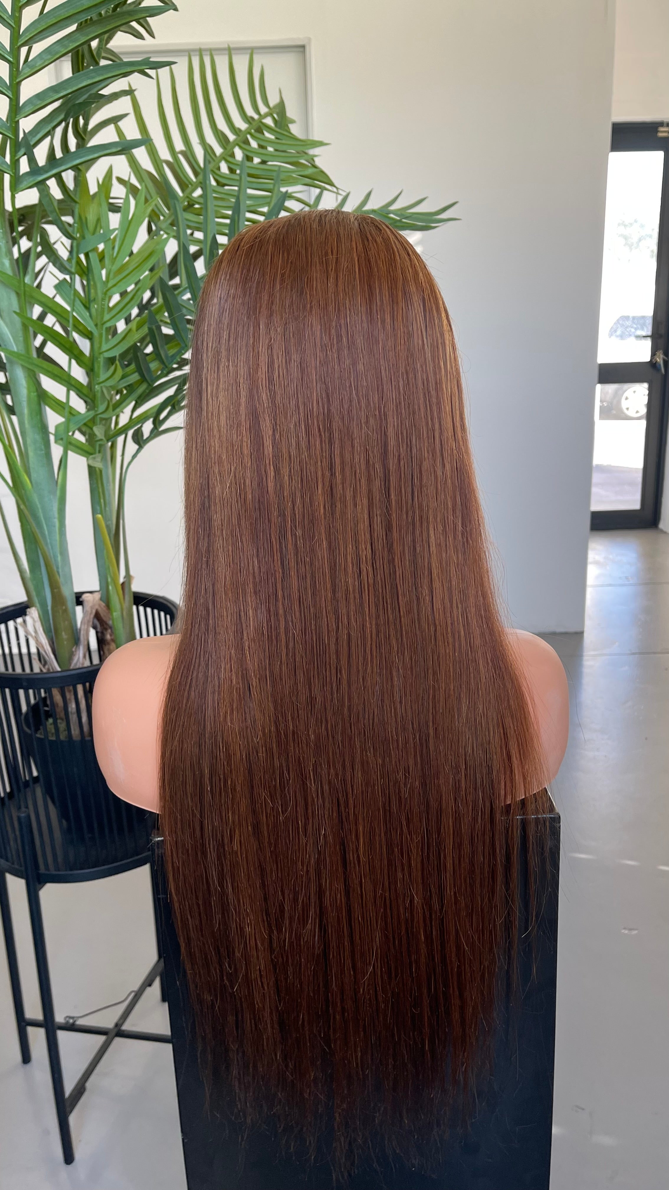 22” Browny Frontal Unit - SAMPLE WIG