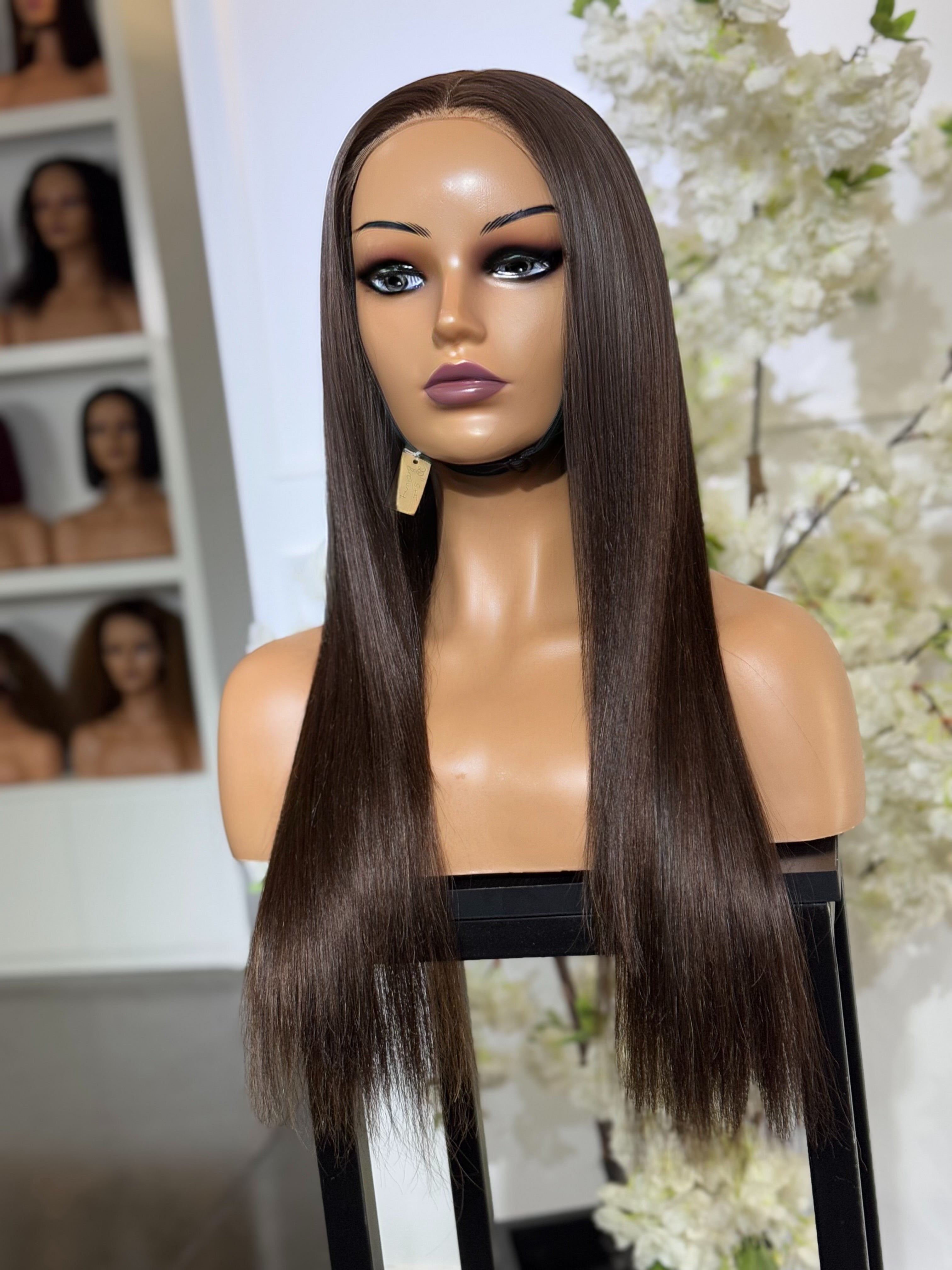 24” Straight 5X5 Browny Unit - SAMPLE WIG
