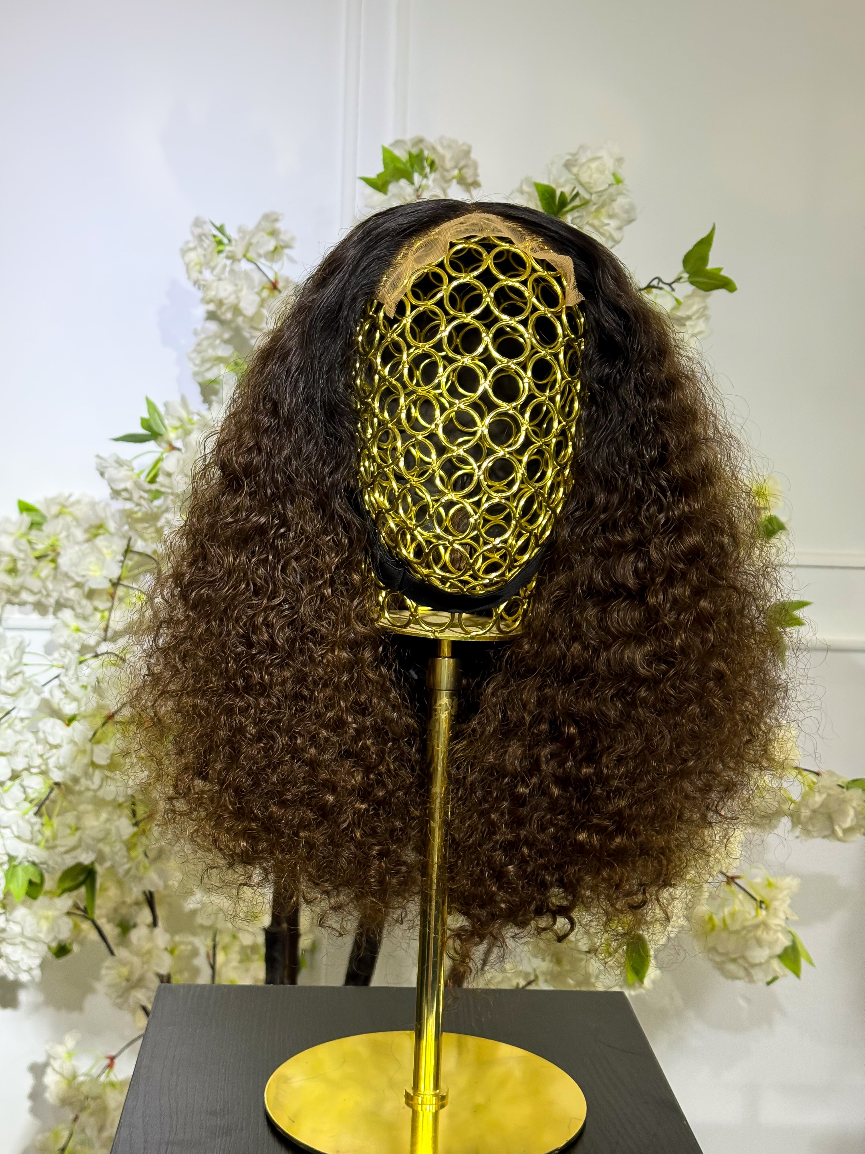18”  Vietnamese ombre Curly Unit