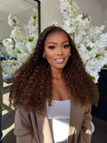 24” DD Cinnamon Curly Unit - SAMPLE WIG