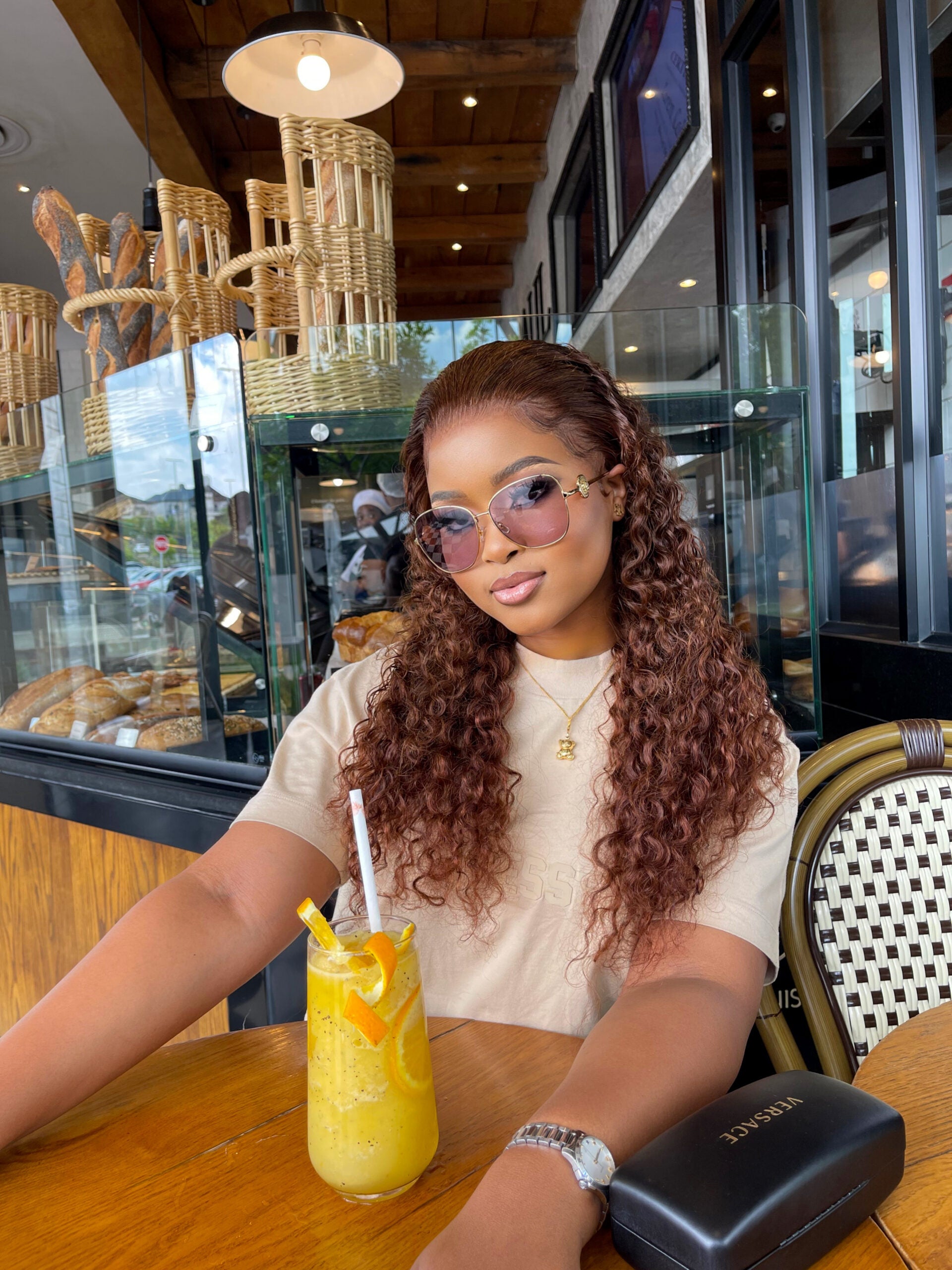 24” Cinnamon Brown Curly Unit