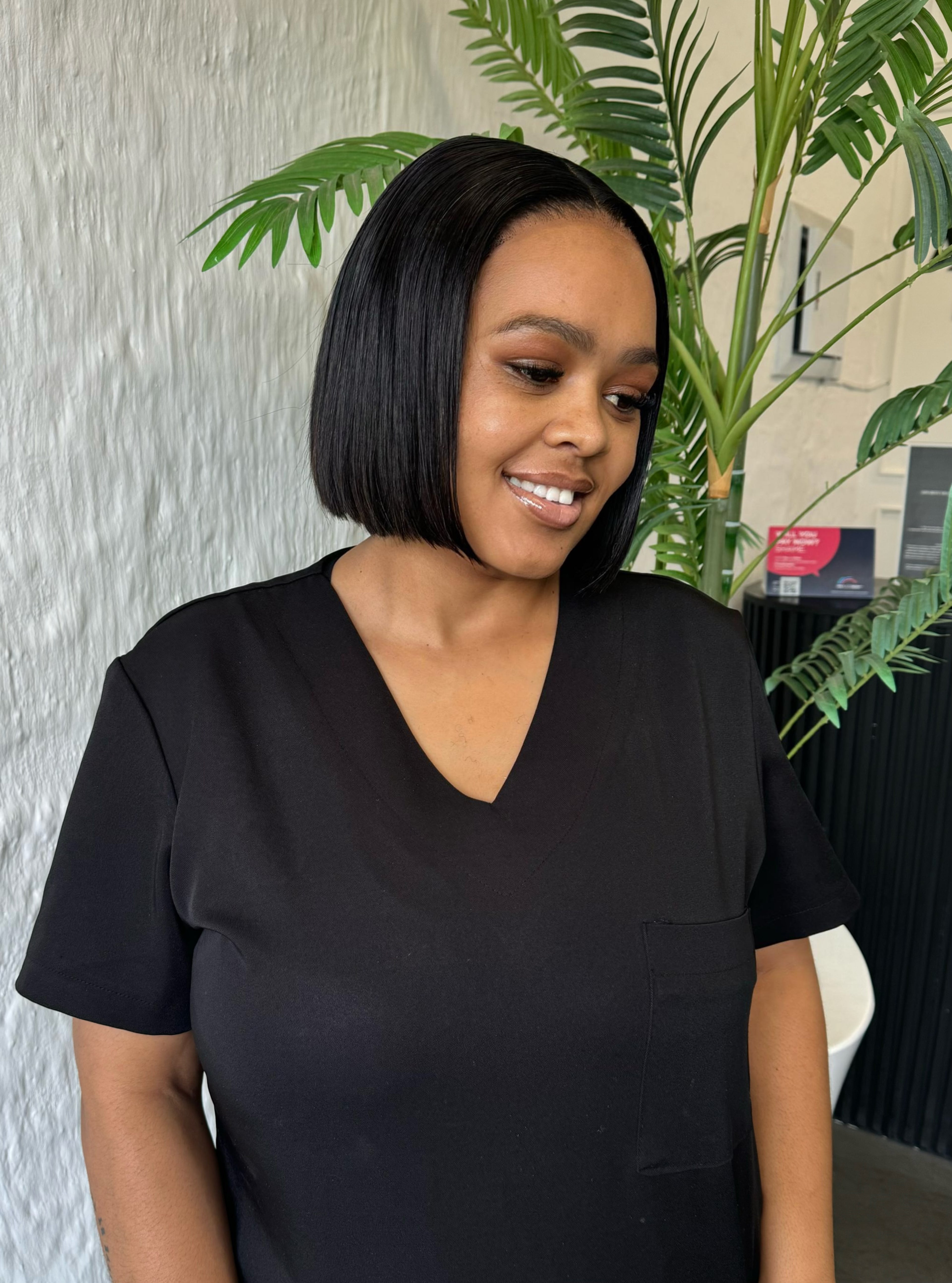 8” DD ombre bob + 8” DD 5X5 bob