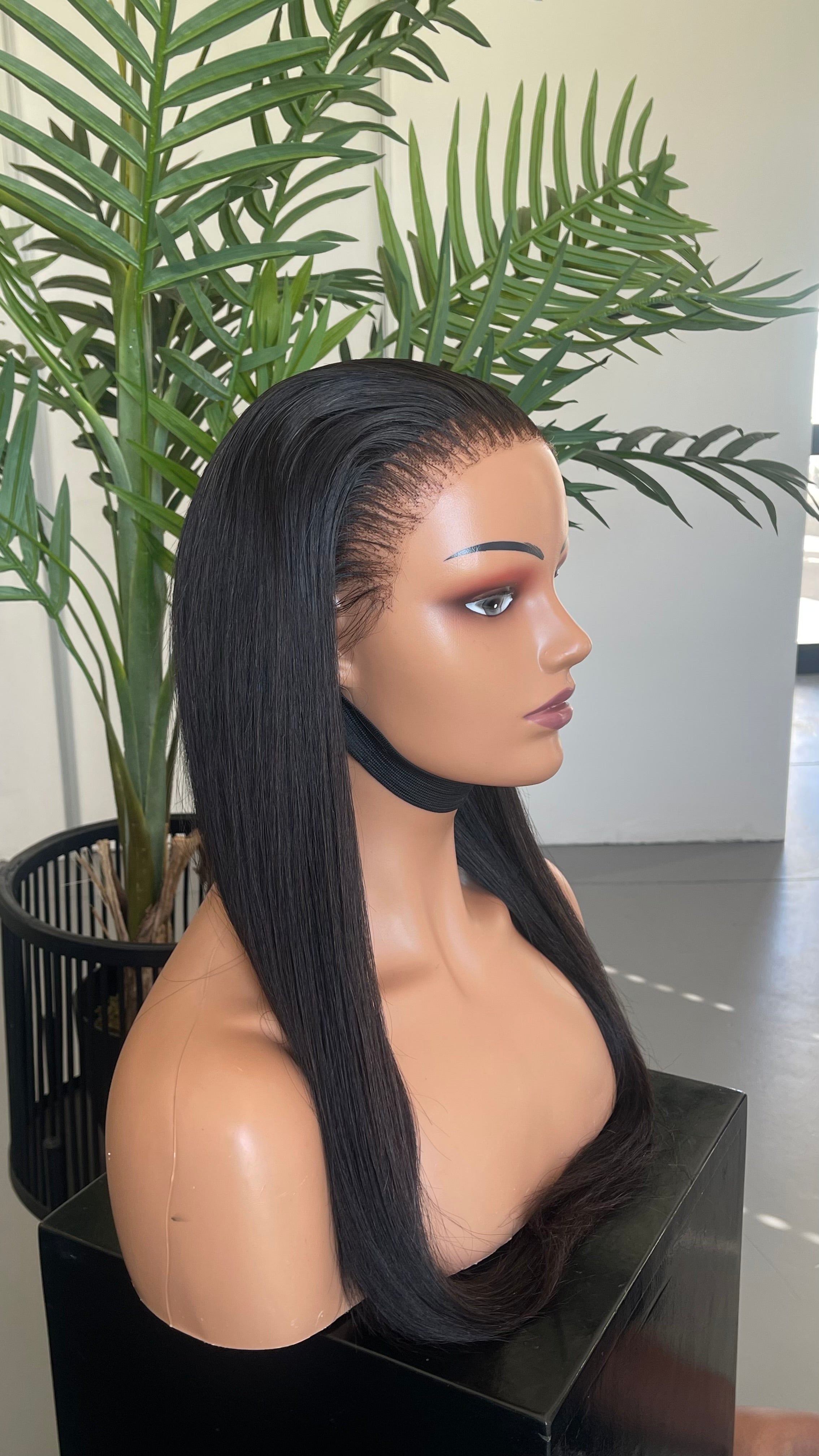 22” Straight frontal HD Unit - SAMPLE WIG