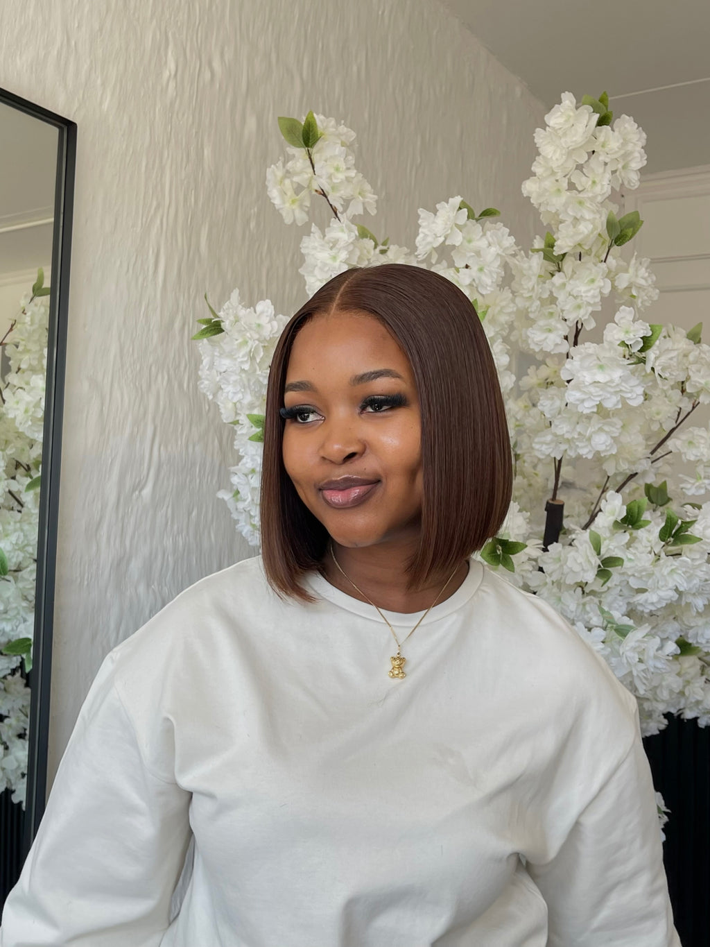 12” Lee Browny Glueless HD Bob