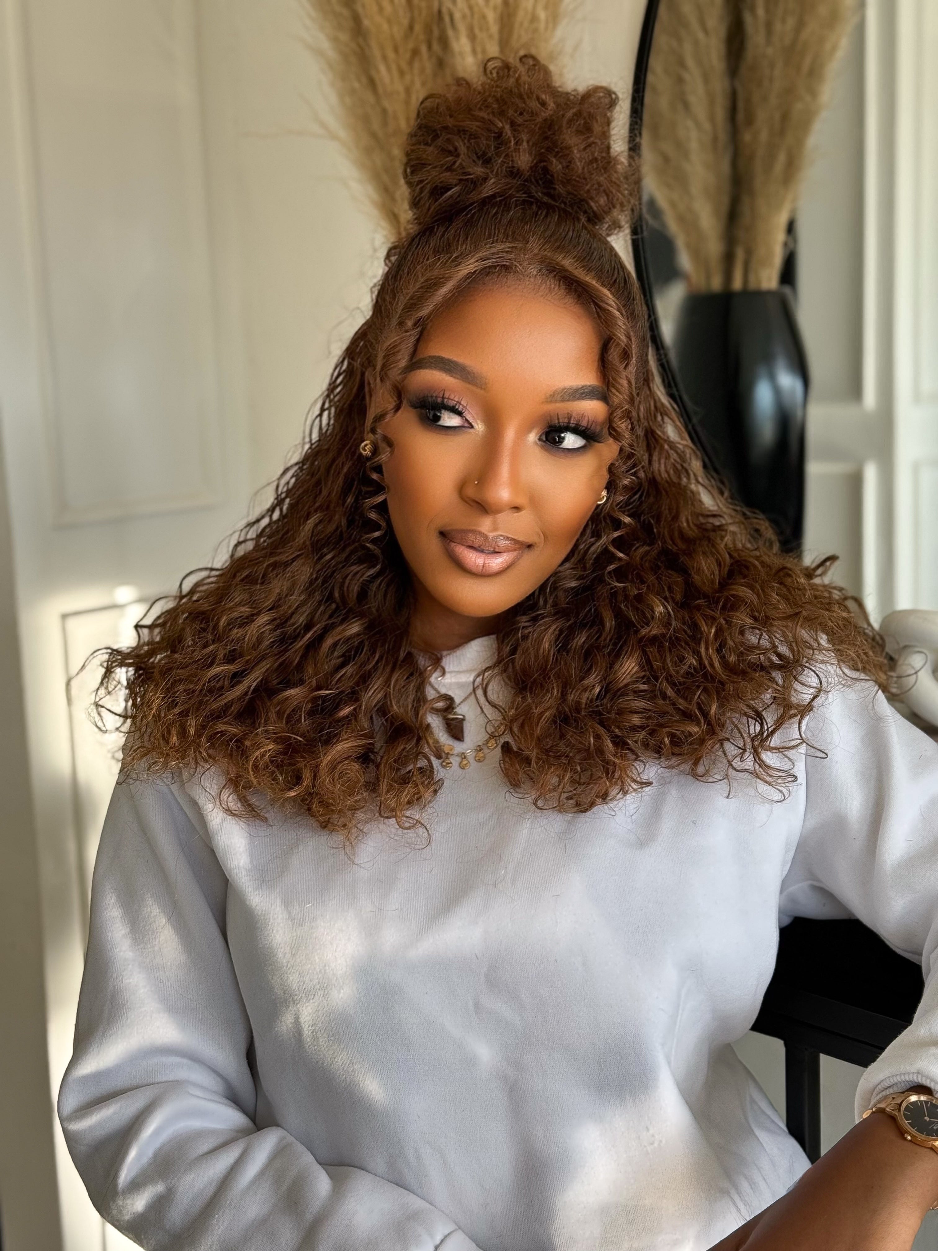 18” Caramel Blonde frontal Unit
