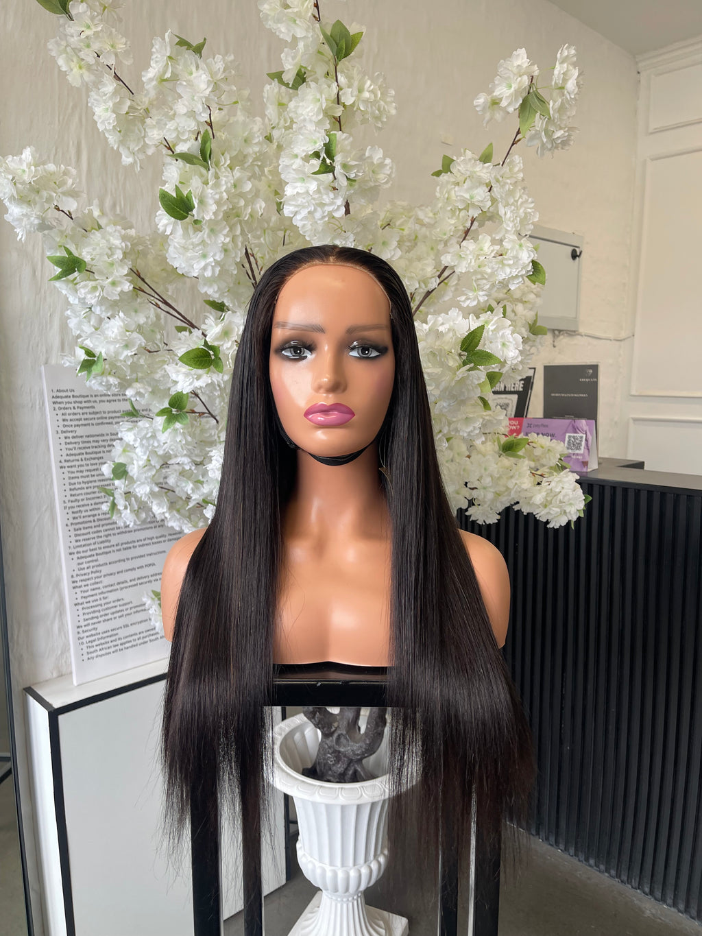 22” Straight Glueless - SAMPLE WIG