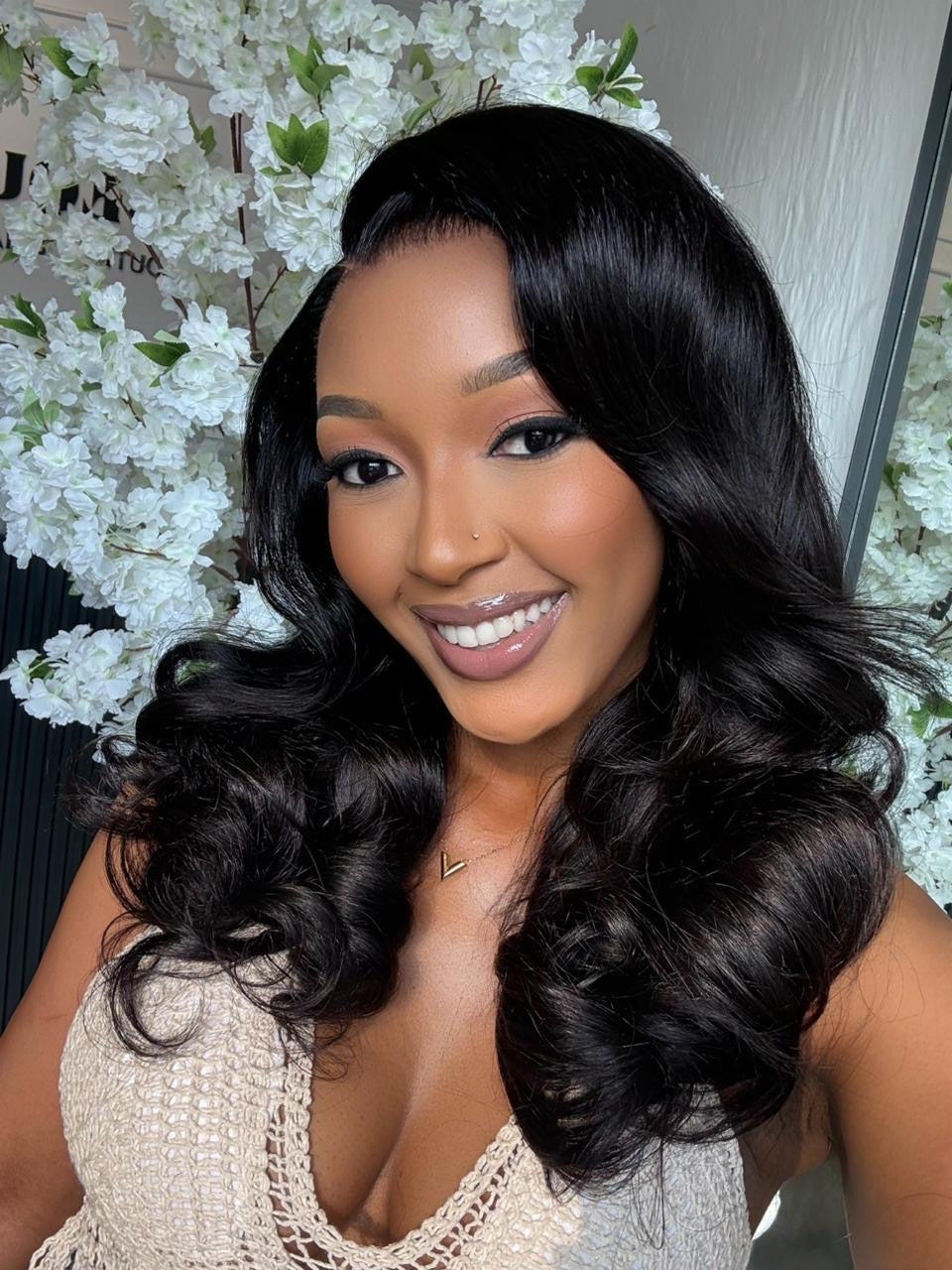 18” Natural Bouncy Unit - SAMPLE WIG