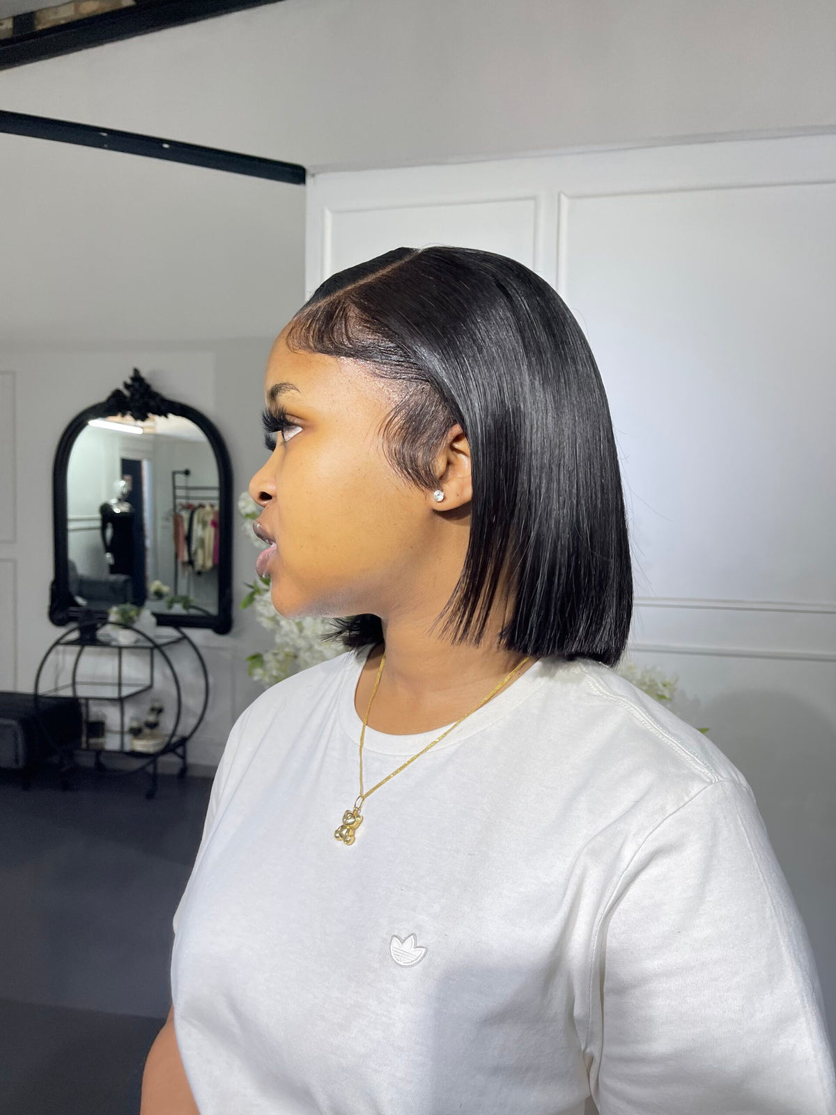 12” Double Drawn Frontal Bob