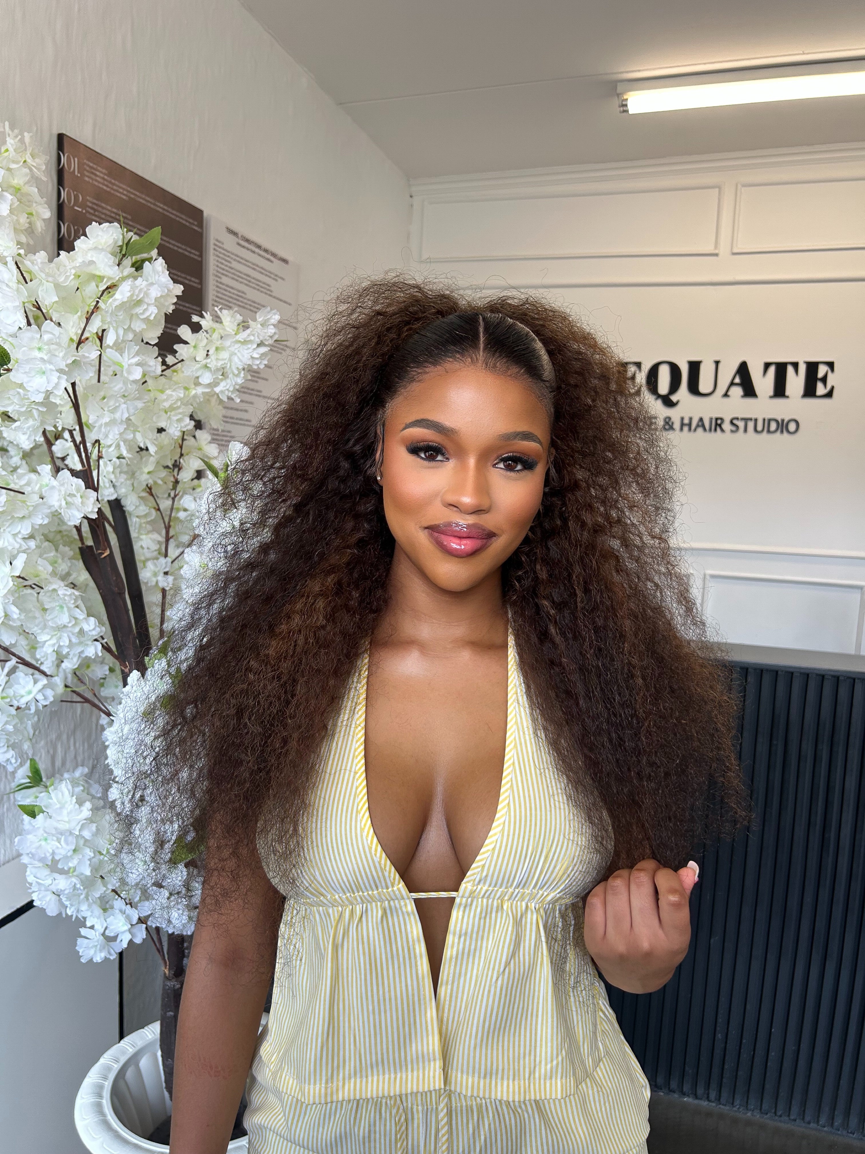 30” Curly Highlighted Unit