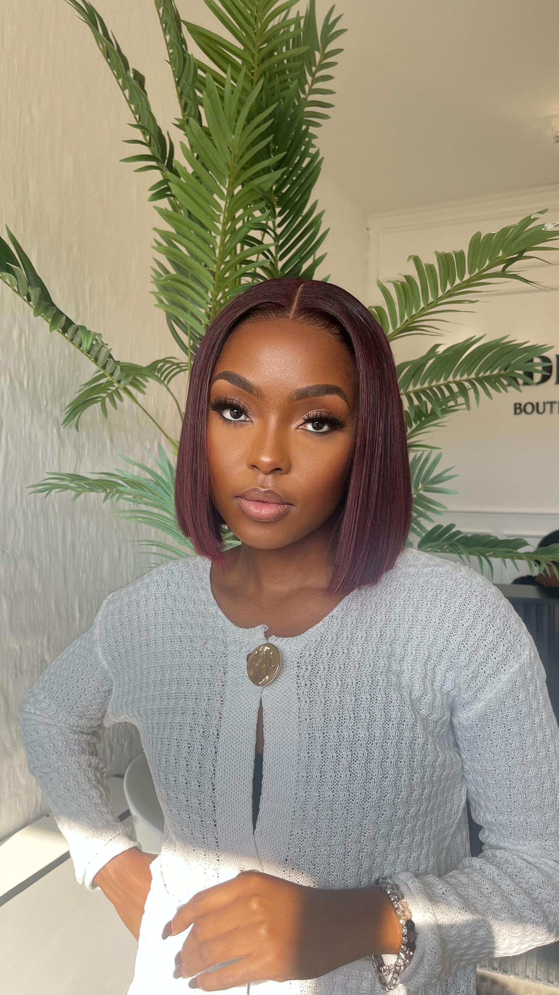 10” Vietnamese Wine Red bob