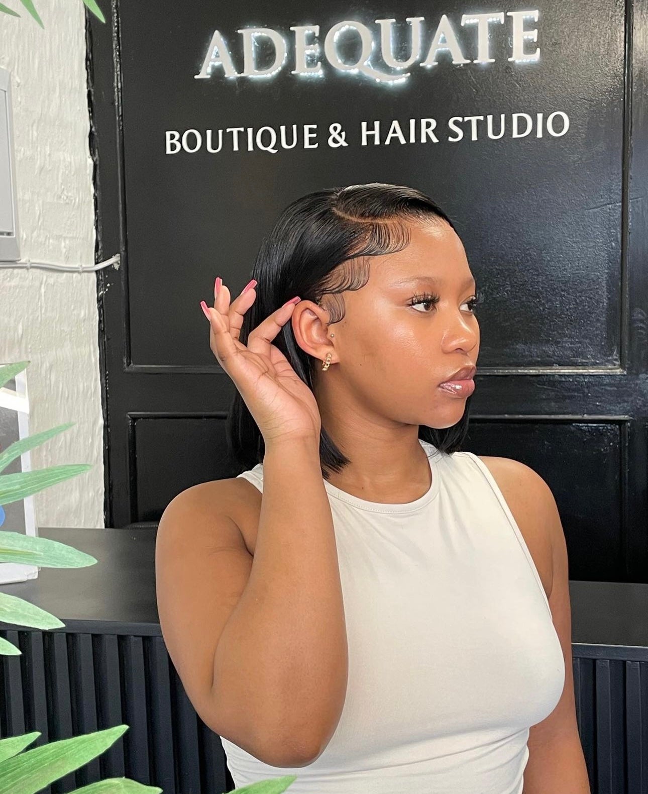 12” Double Drawn Frontal Bob