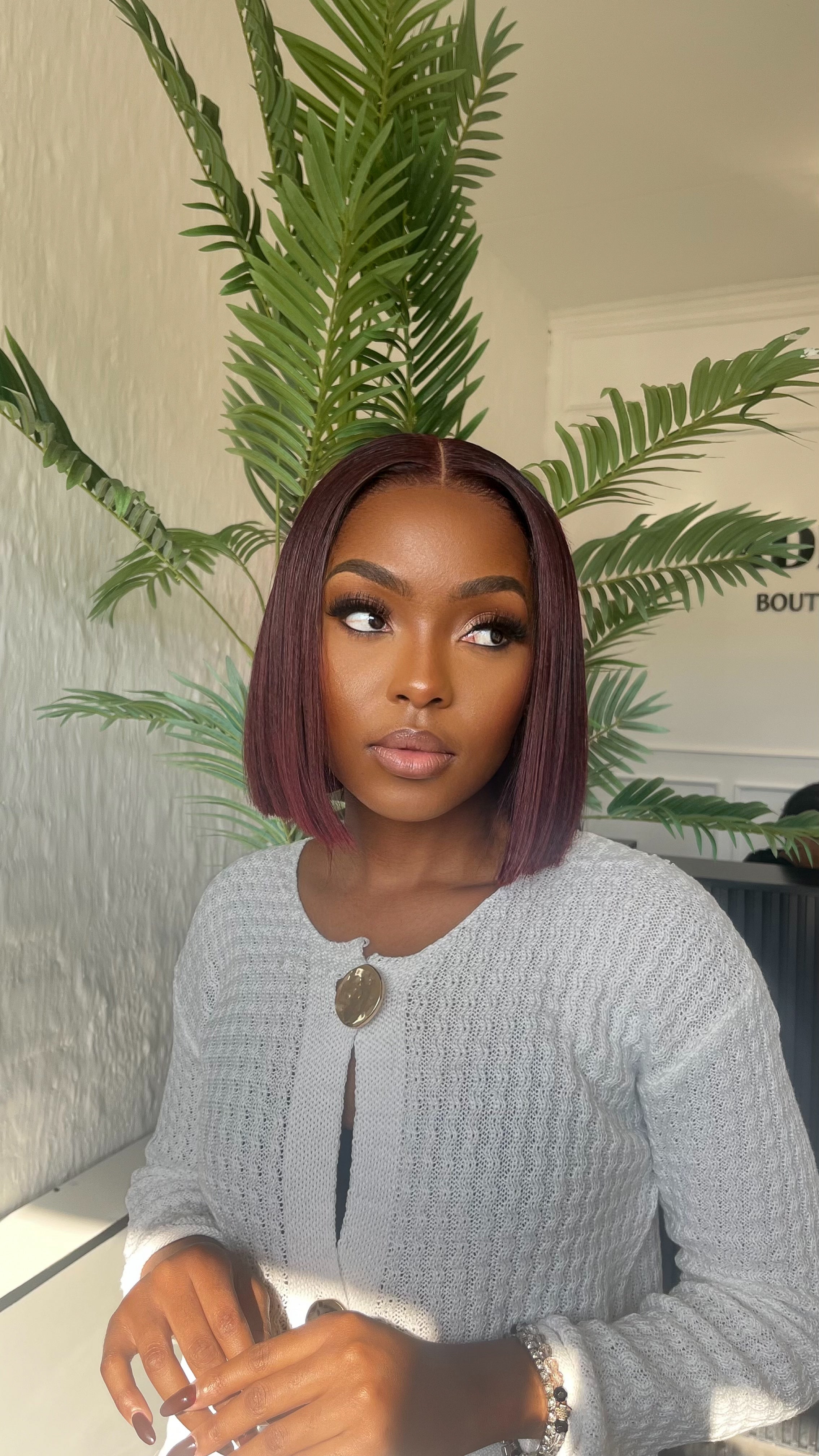 10” Vietnamese Wine Red bob