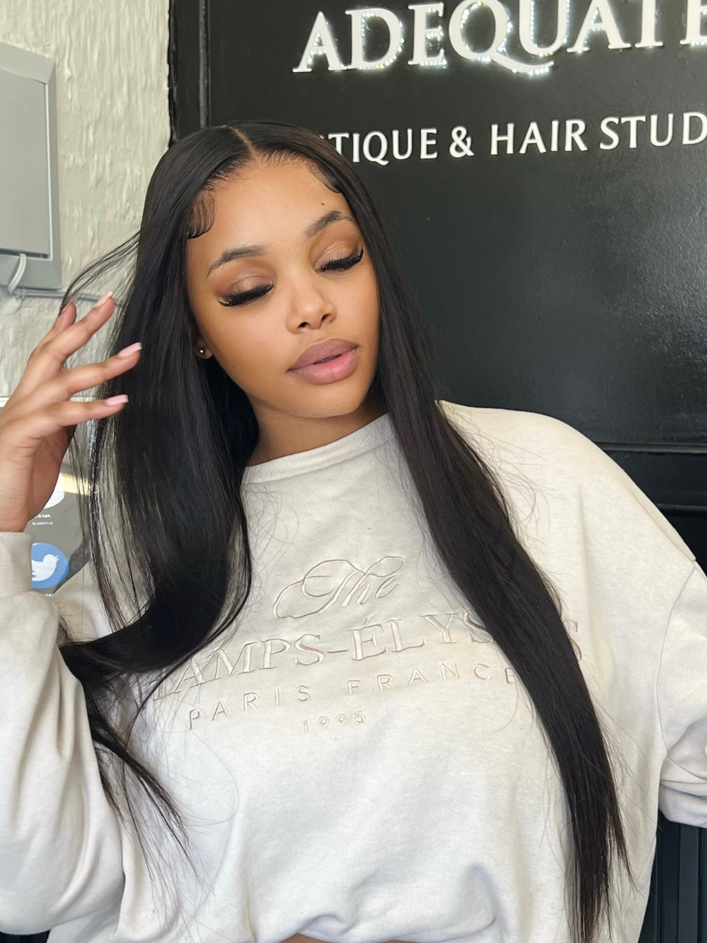Straight 5X5 HD lace wigs