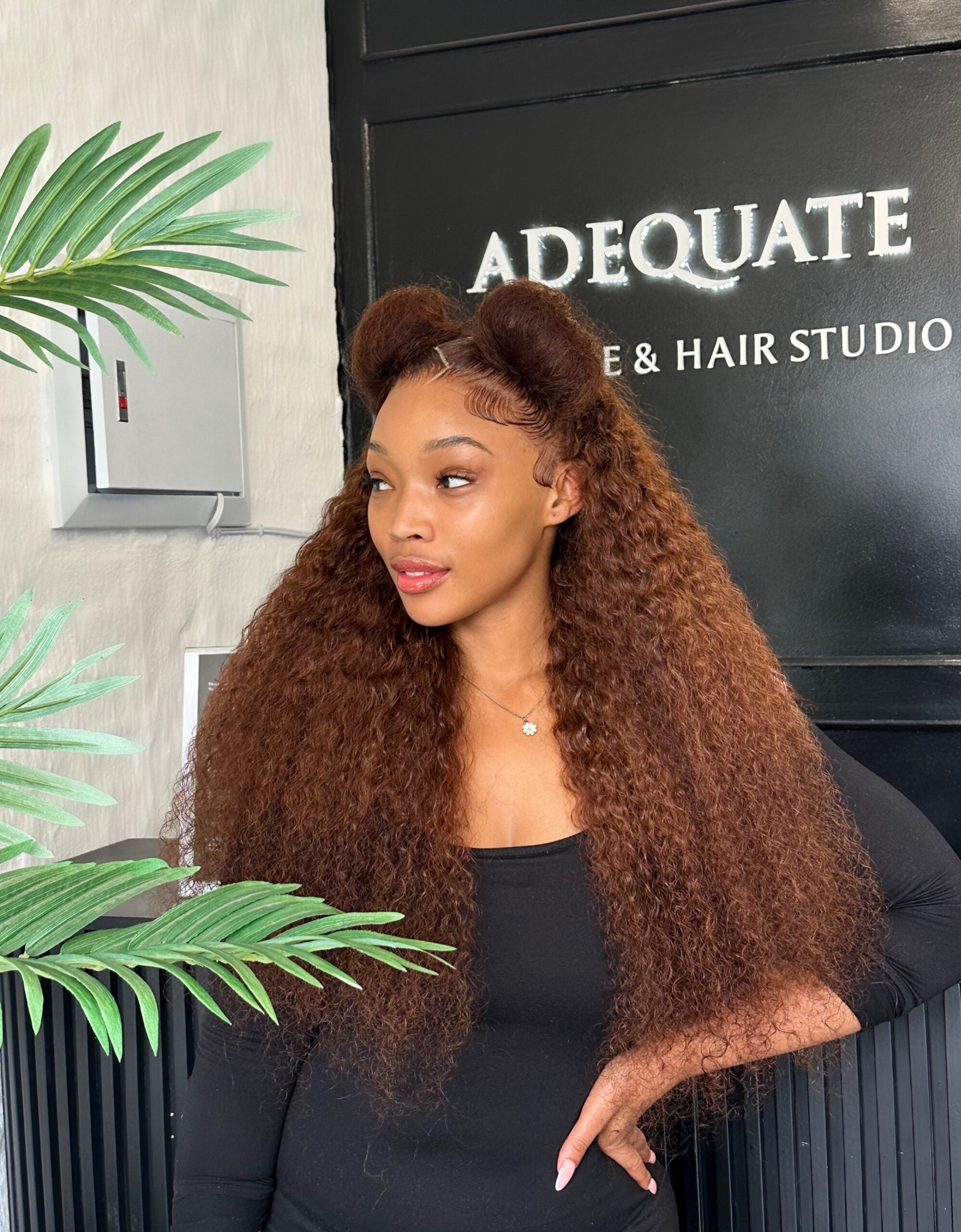30” Cinnamon Brown Jerry Curl Unit