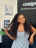 24” Kinky Straight frontal Unit