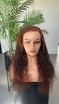 22” Cinnamon Brown Curly Unit