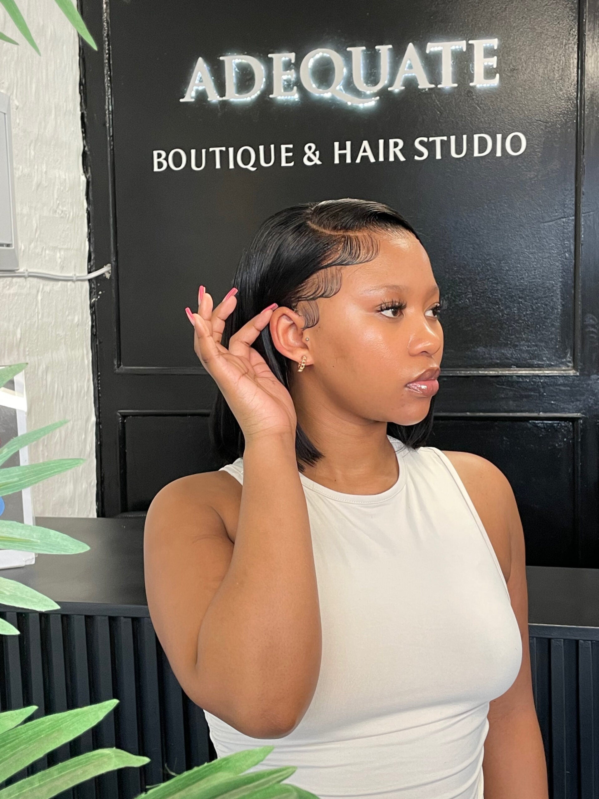 12” Double Drawn Frontal Bob