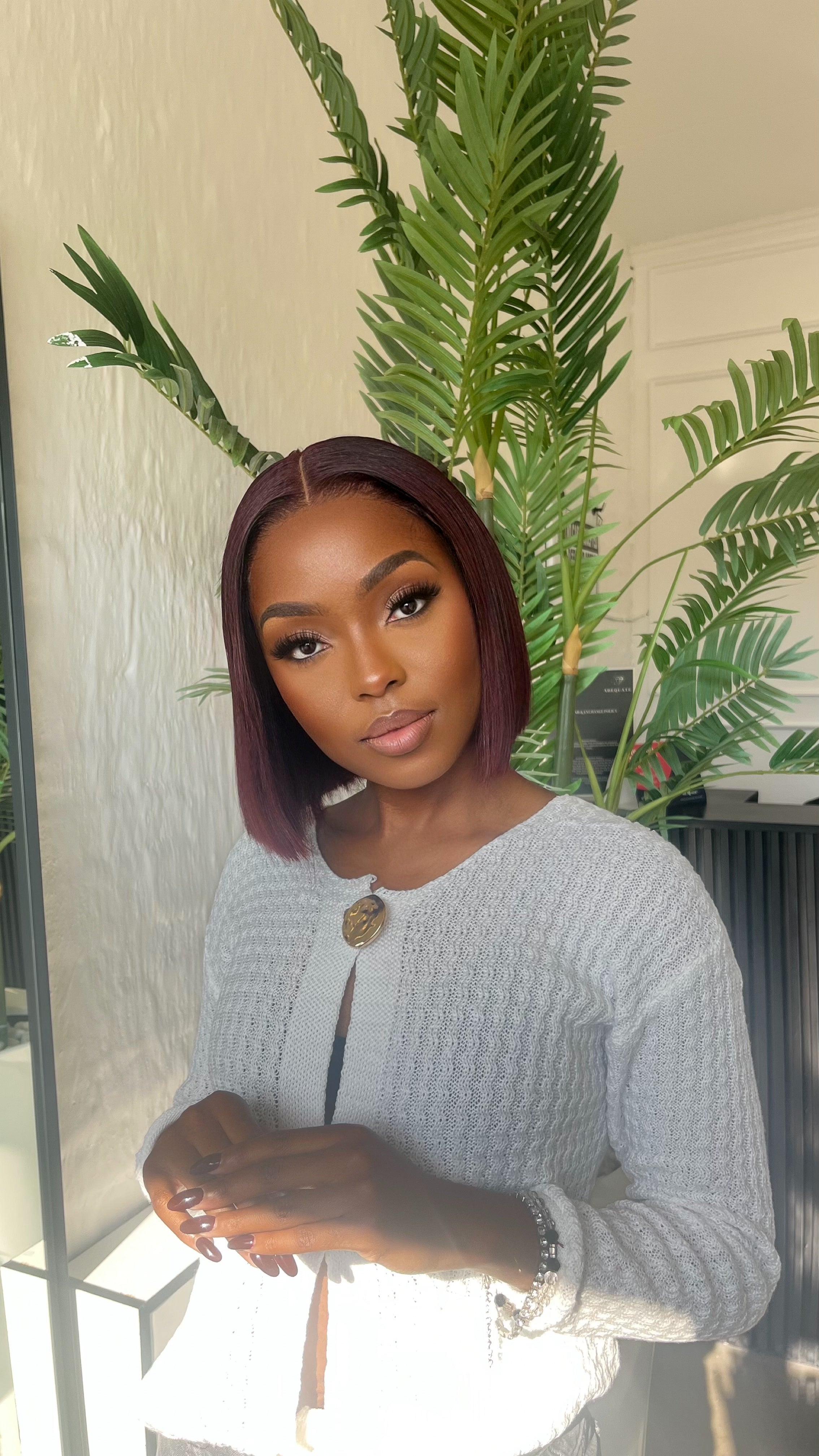 10” Vietnamese Wine Red bob