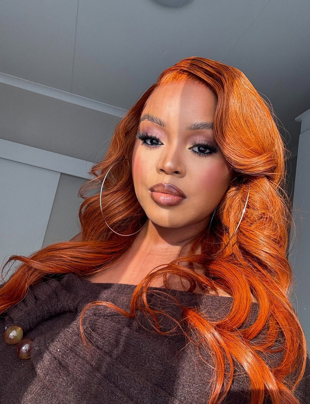 26” Soft Loose Wave Ginger Unit