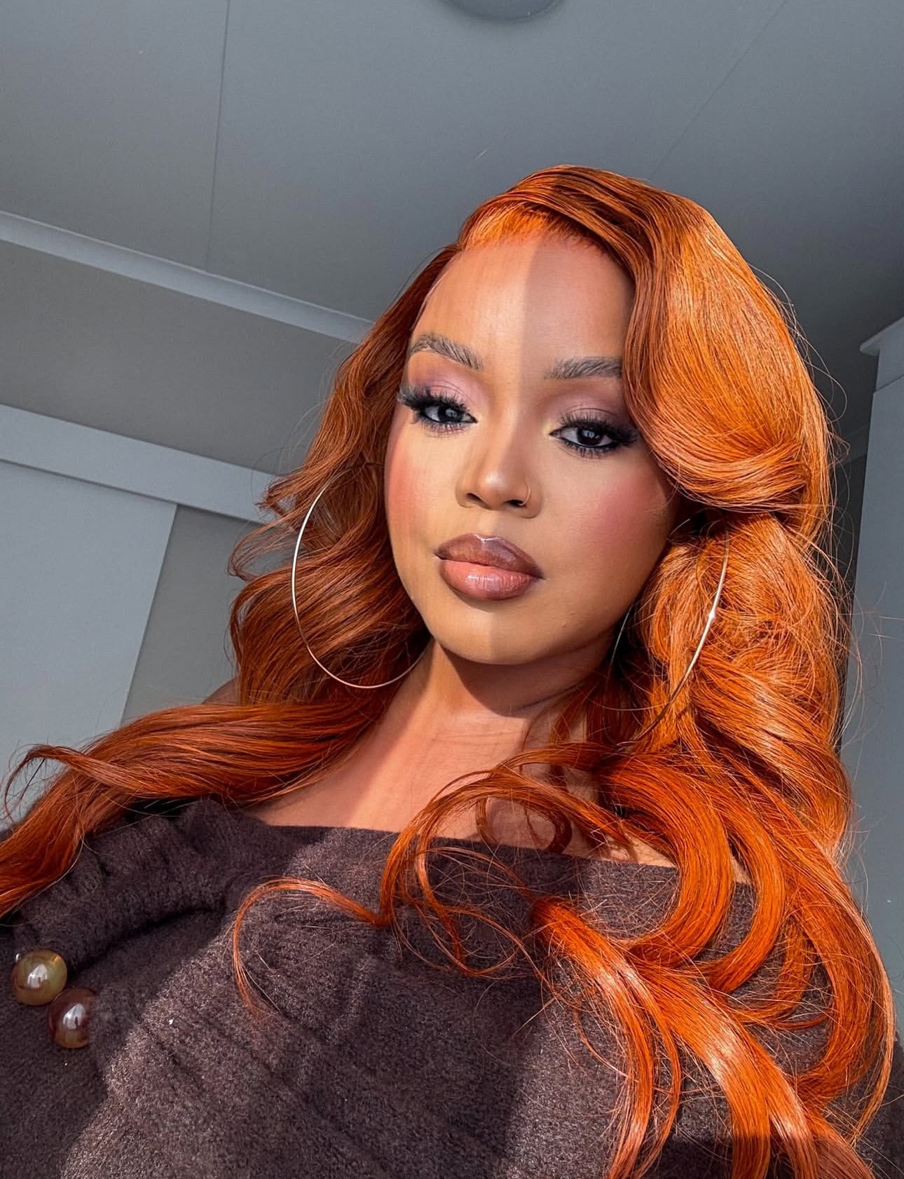 26” Soft Loose Wave Ginger Unit