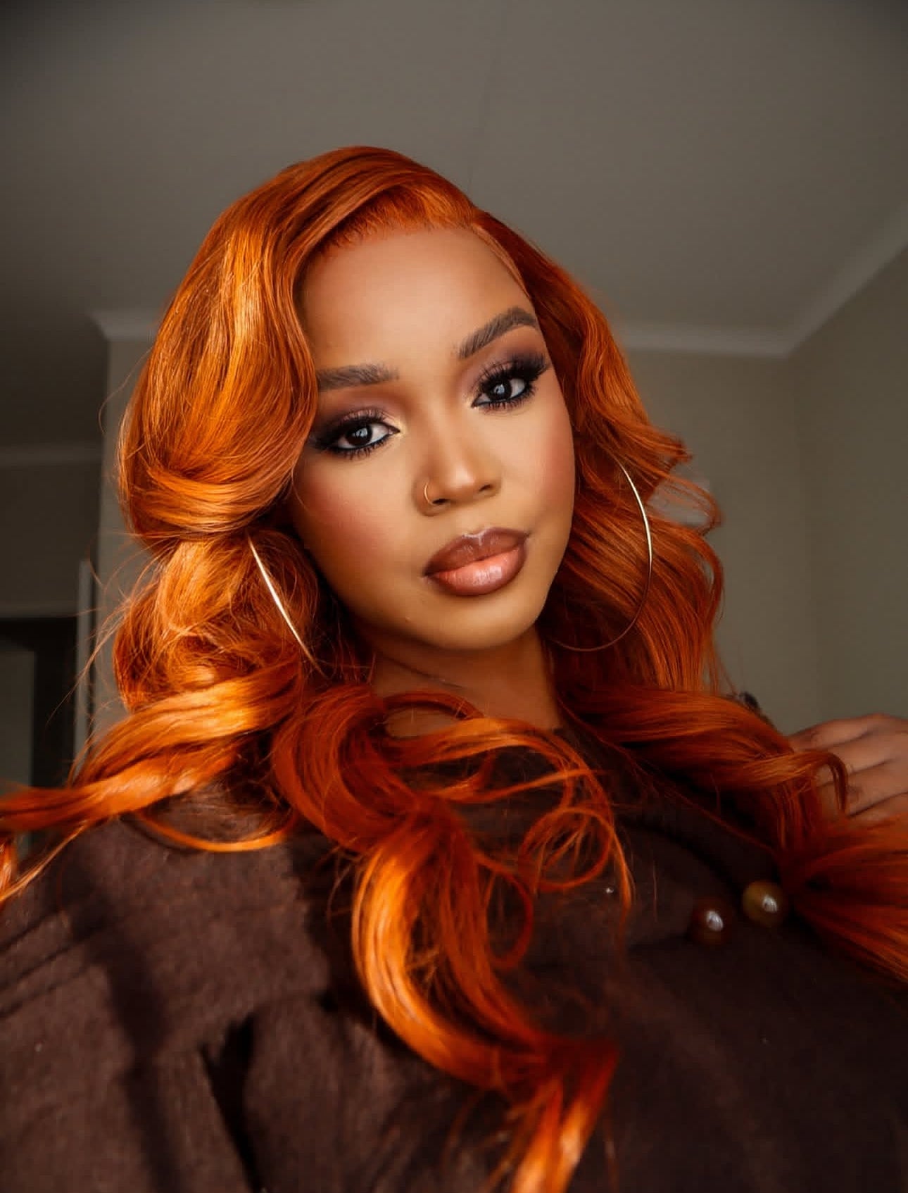 26” Soft Loose Wave Ginger Unit