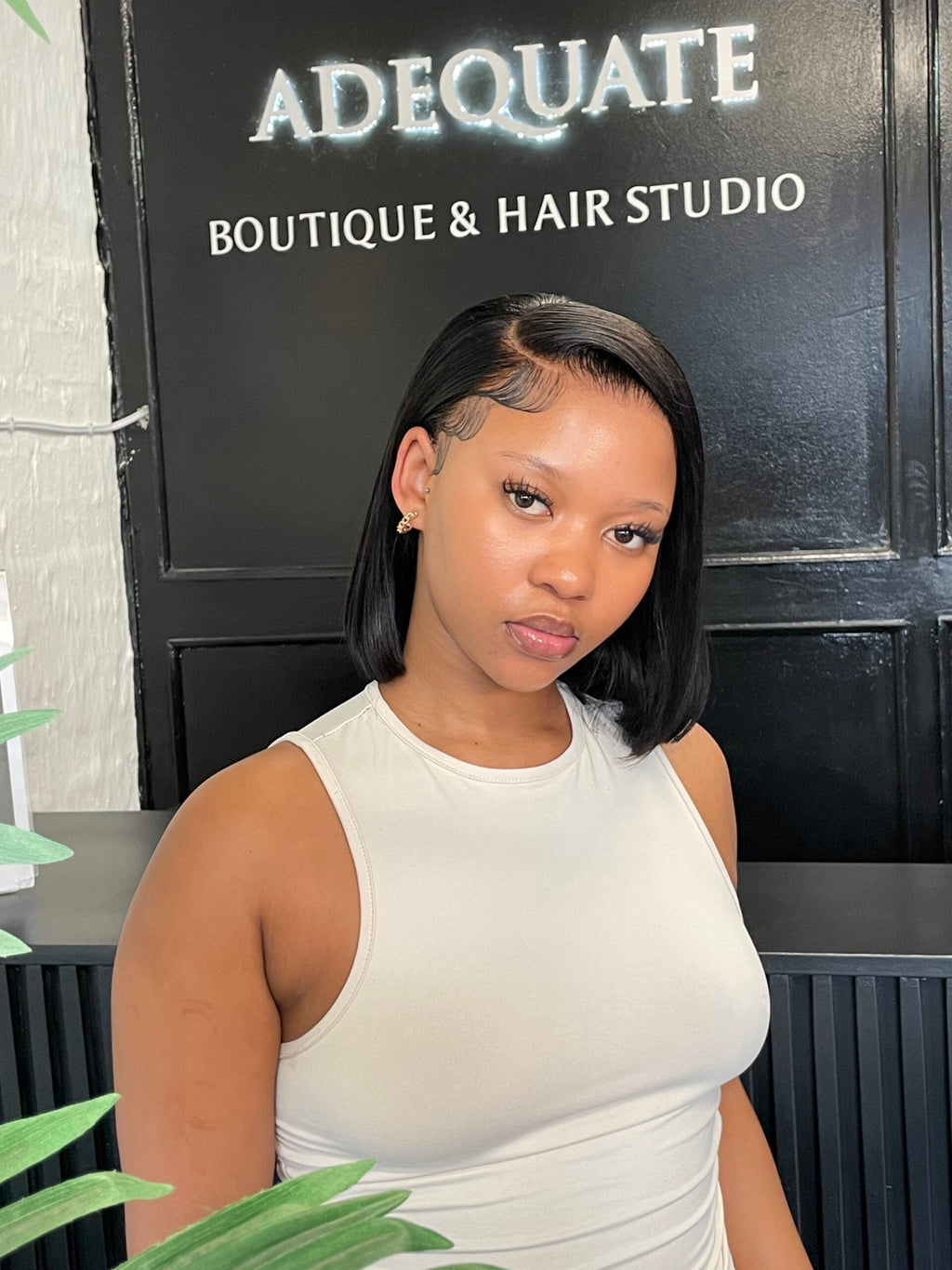 12” Double Drawn Frontal Bob