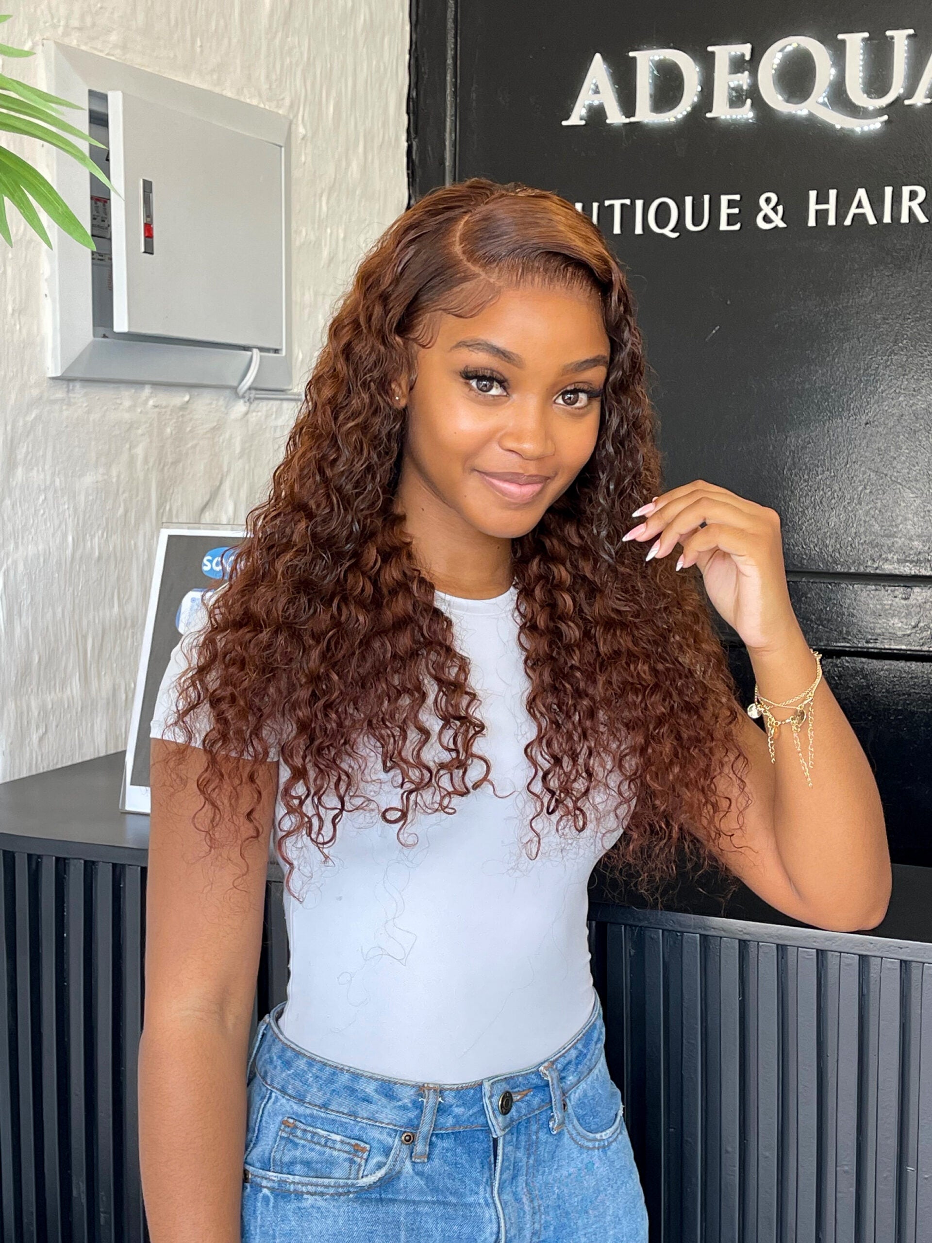 24” Cinnamon Brown Curly Unit