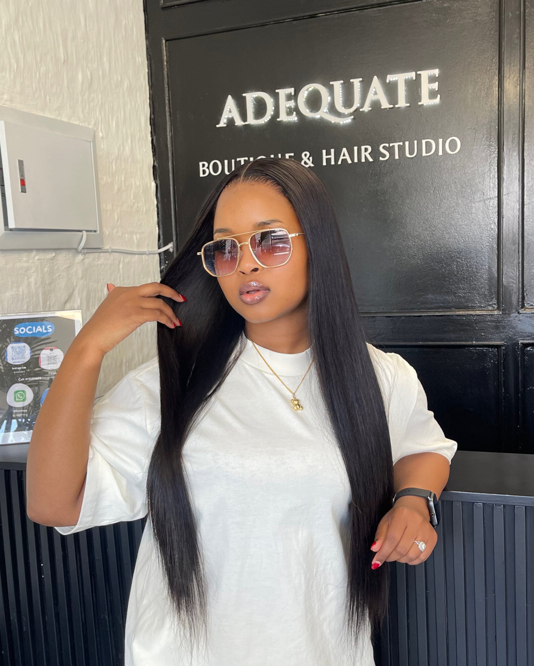 Straight 5X5 HD lace wigs