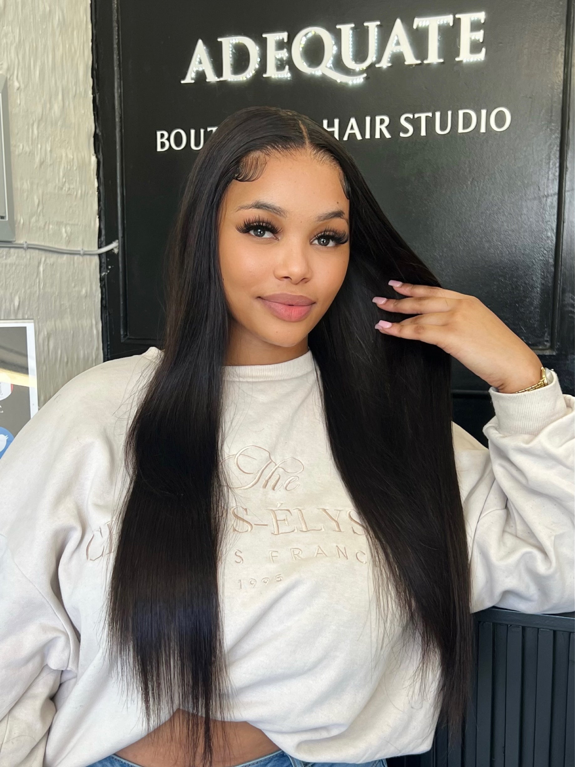 Straight 5X5 HD lace wigs