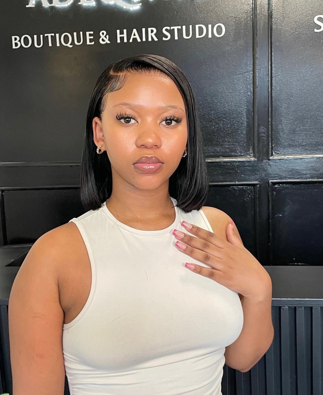 12” Double Drawn Frontal Bob