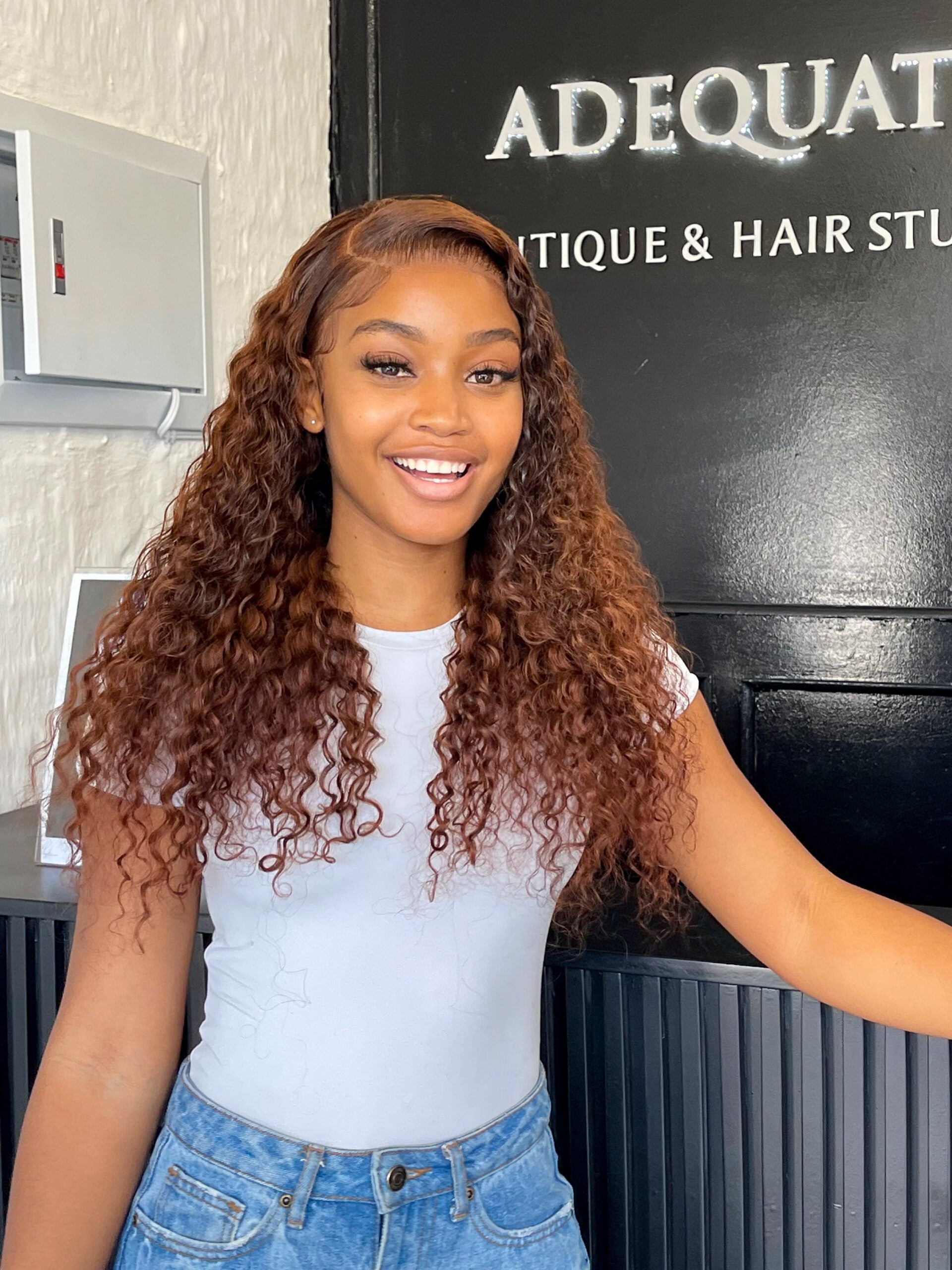 24” Cinnamon Brown Curly Unit