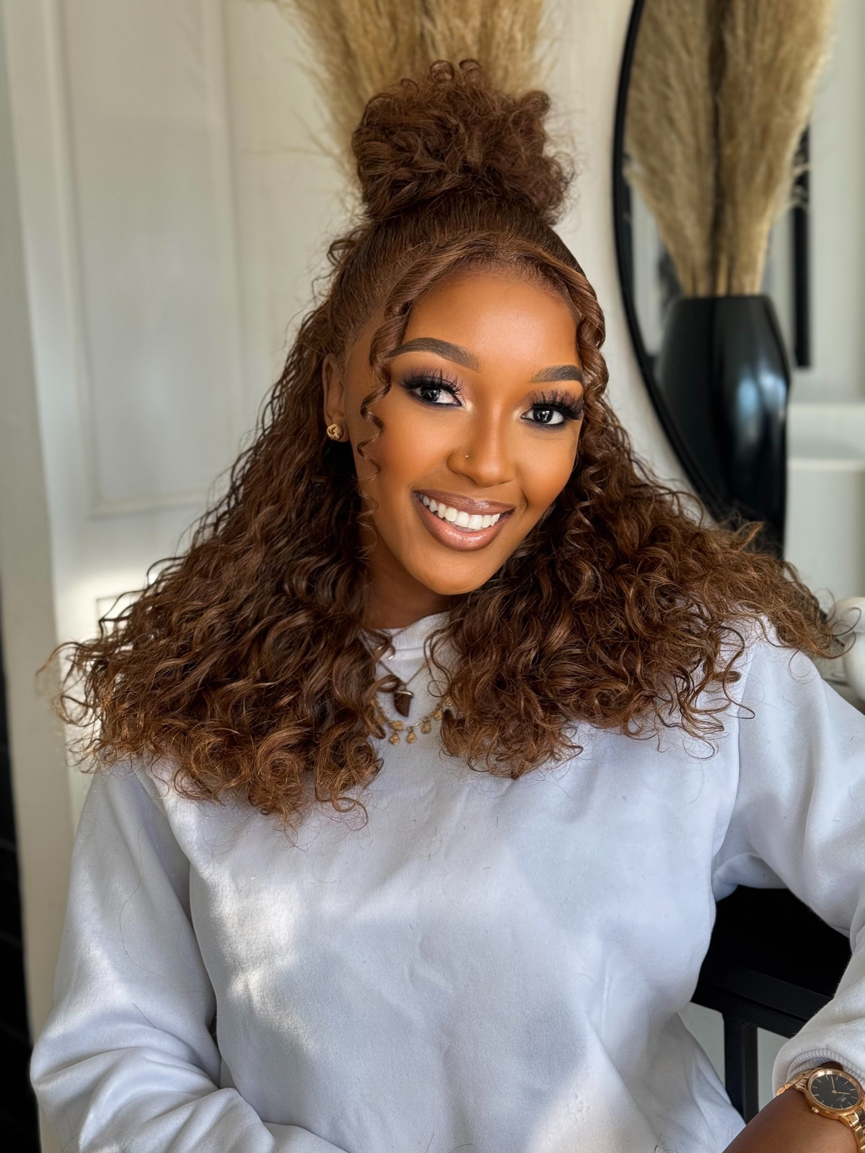 18” Caramel Blonde frontal Unit