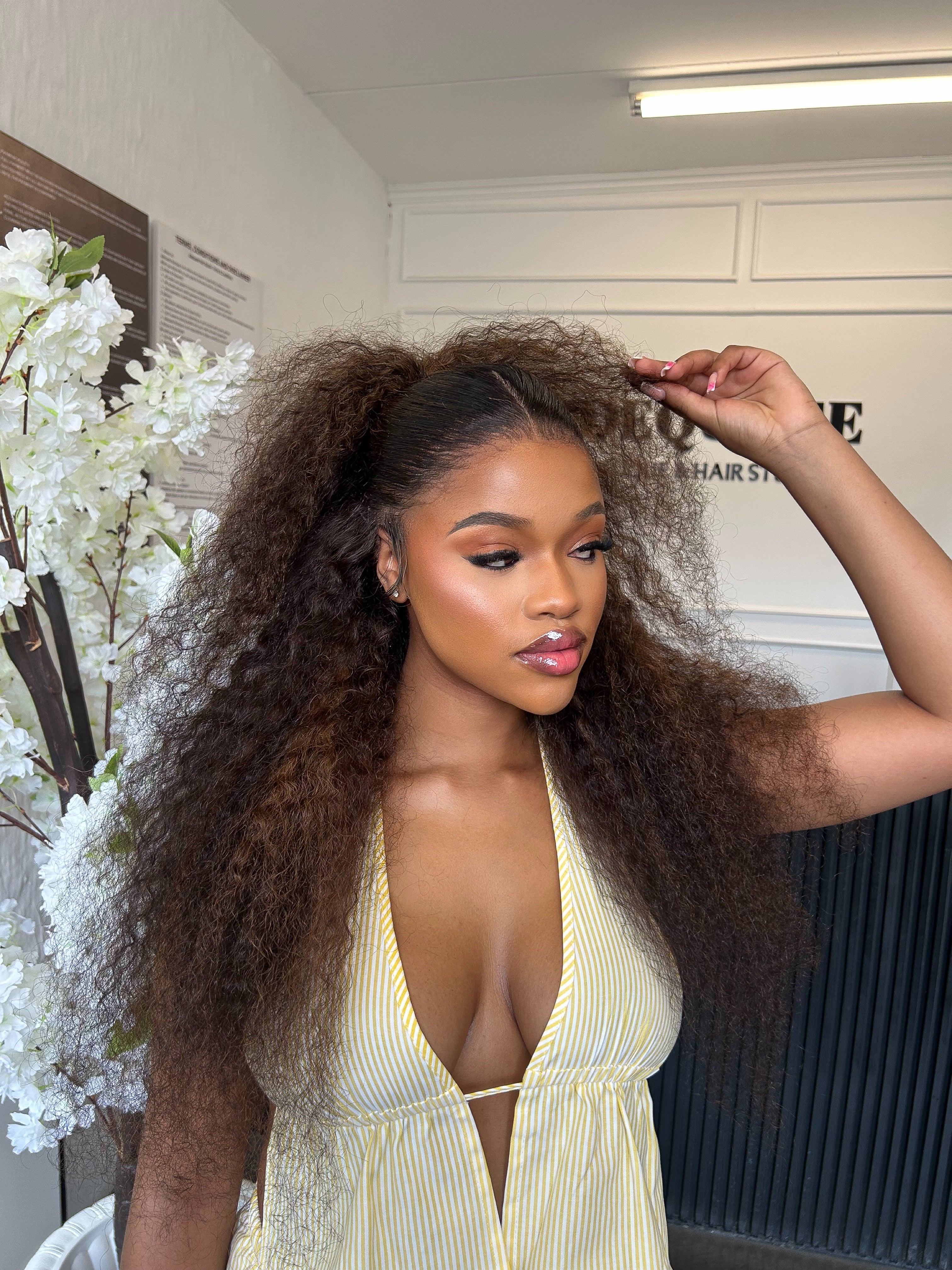 30” Curly Highlighted Unit