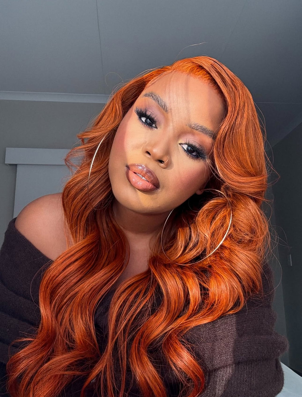 26” Soft Loose Wave Ginger Unit