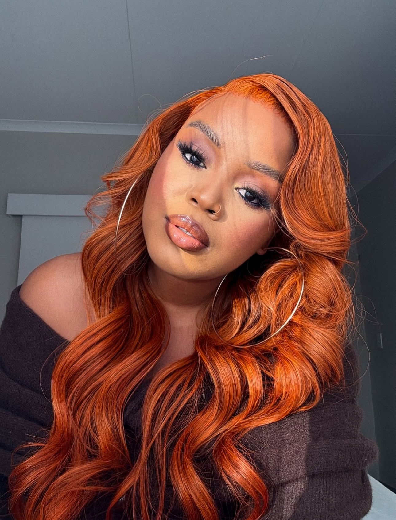 26” Soft Loose Wave Ginger Unit