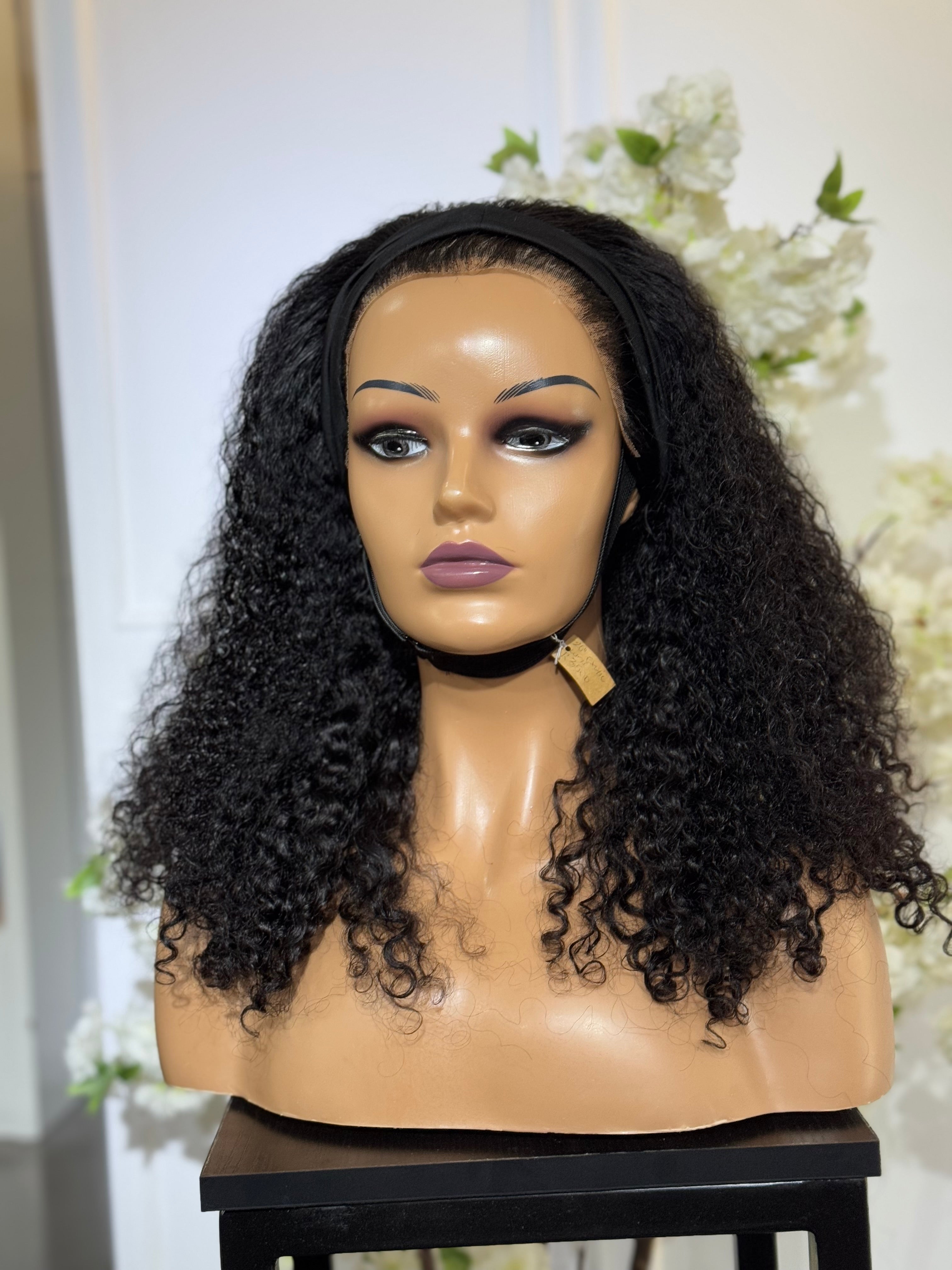 20” Exotic Curl Full-frontal Unit - SAMPLE WIG