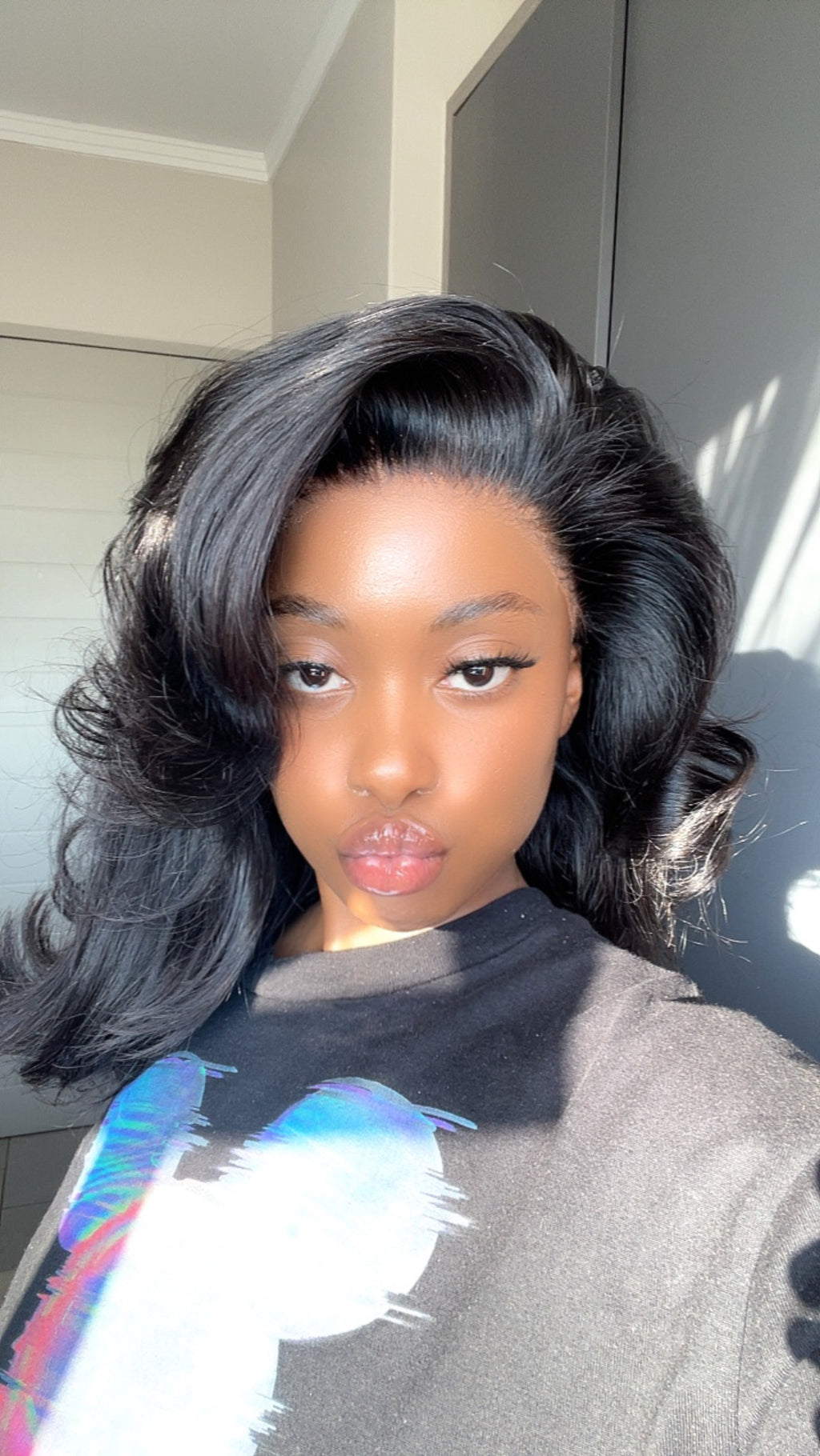 14” Double Drawn Frontal Bob