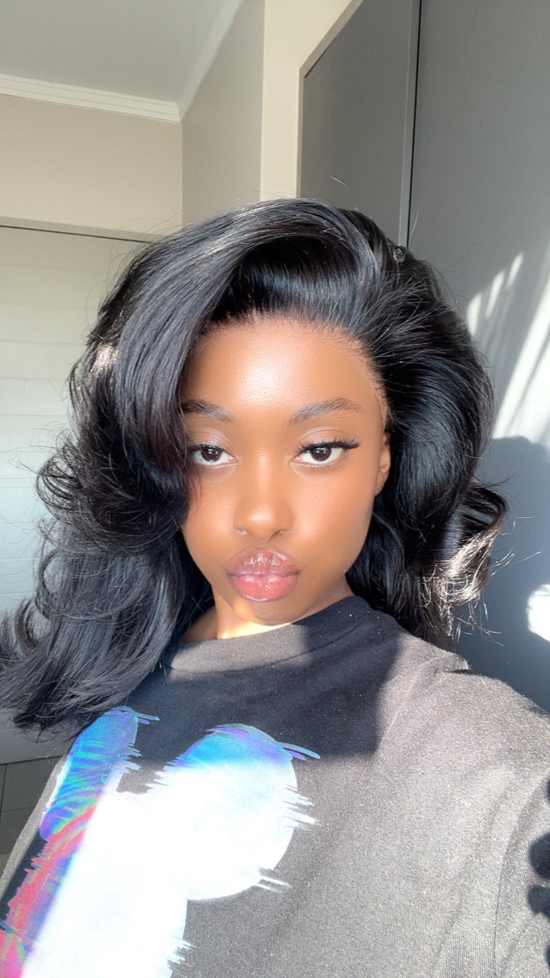 14” Double Drawn Frontal Bob