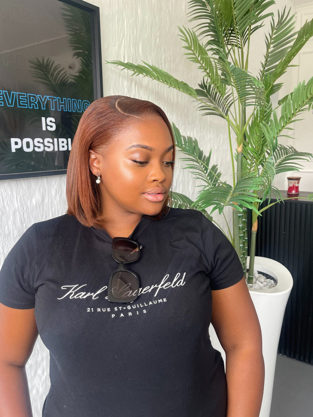 10” Cinnamon Frontal bob