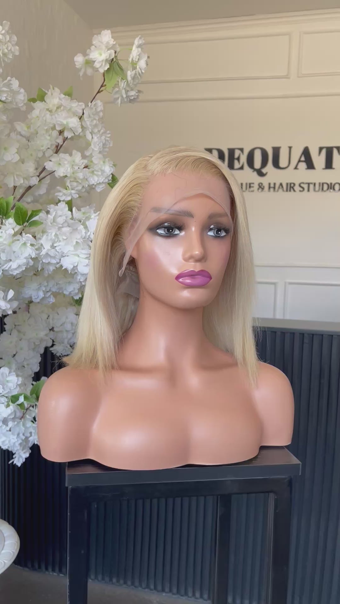 14” Platinum blonde - SAMPLE WIG