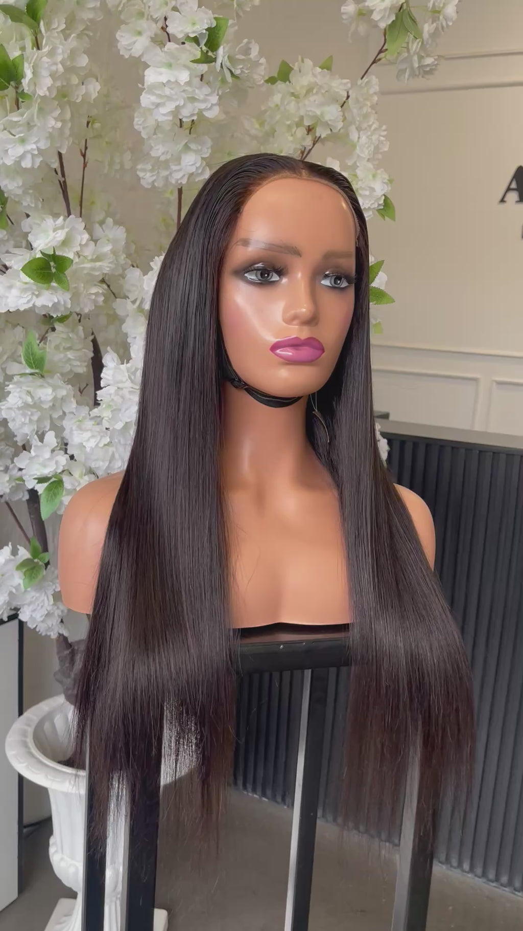 22” Straight Glueless - SAMPLE WIG